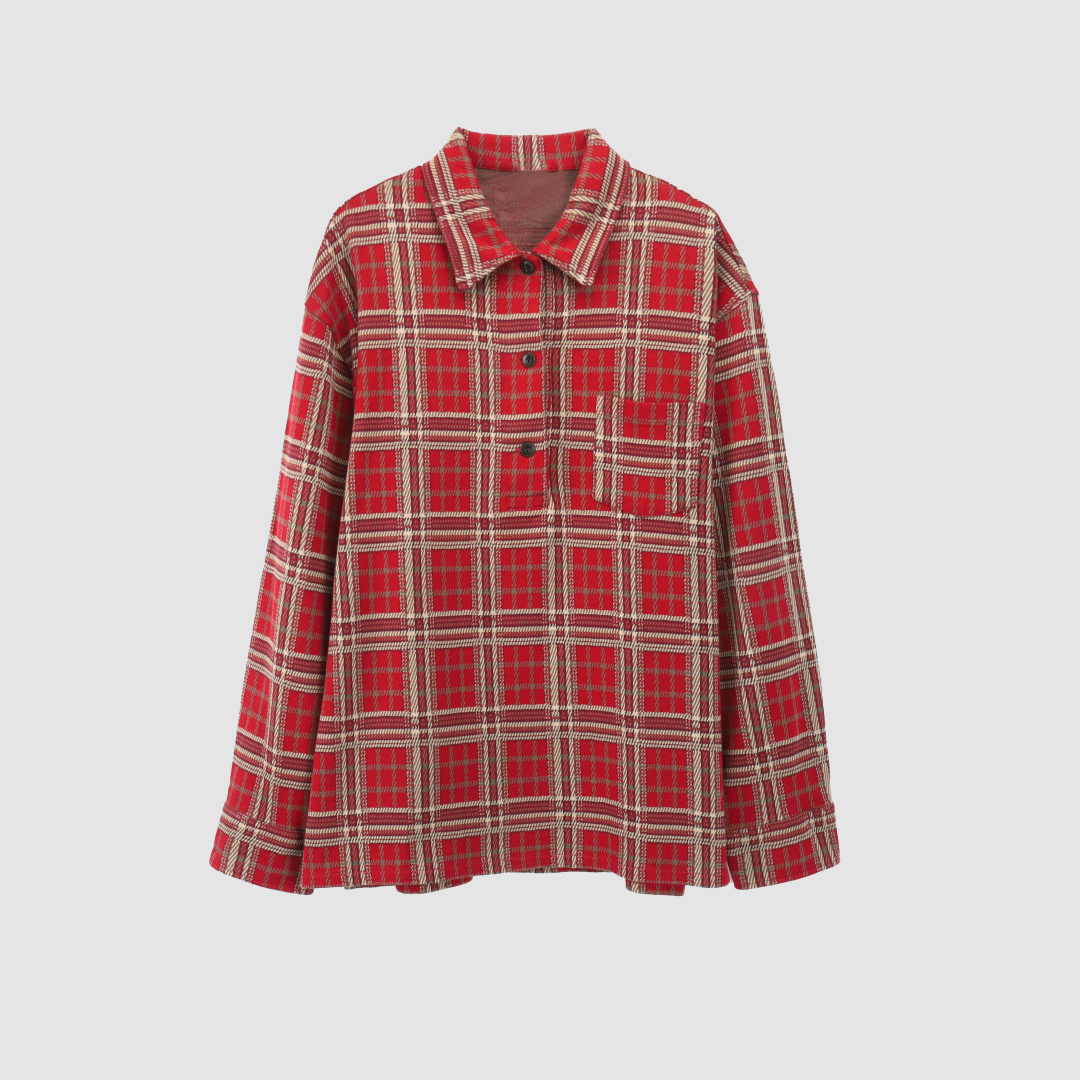 ——25AW❤️新款❤️——25AW秋冬🔥Isabel marant格纹衬衫，男女同款，朴灿烈、林允儿同