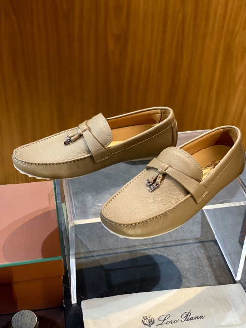 Loro Piana Men's Dot Sole Walk Loafers in Suede Goat Leather - Made in Italy 1 Loro Piana Men's Dot Sole Walk Loafers in Suede Goat Leather - Made in Italy