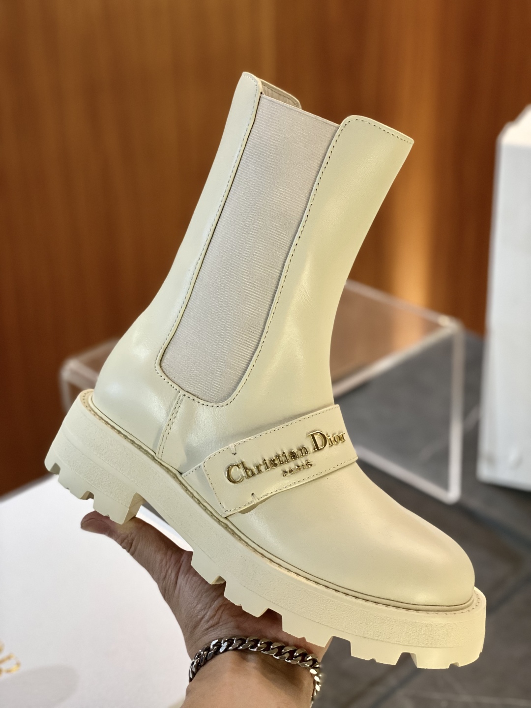 Dior D-Major Black Leather Ankle Boots for Women, Stylish and Comfortable 6 cmp i1755592736274 7382 0 1