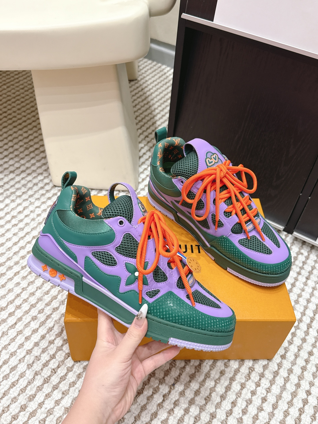 Louis Vuitton Lv skate sneaker 四叶草 运动鞋 滑板鞋