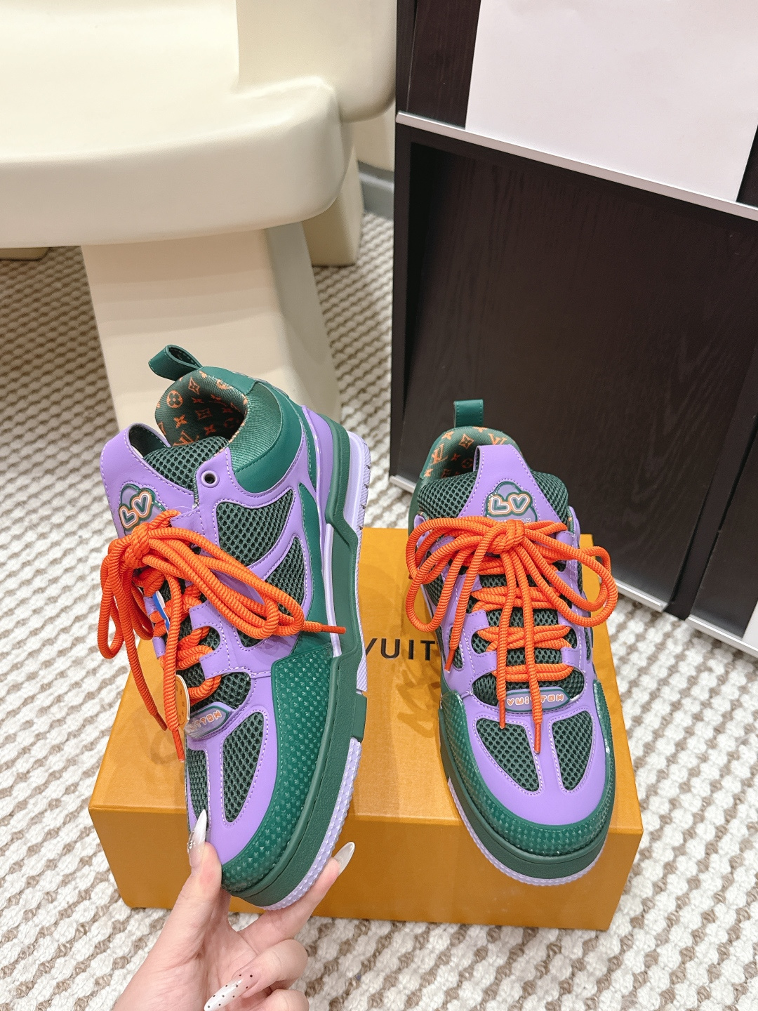 Louis Vuitton Lv skate sneaker 四叶草 运动鞋 滑板鞋