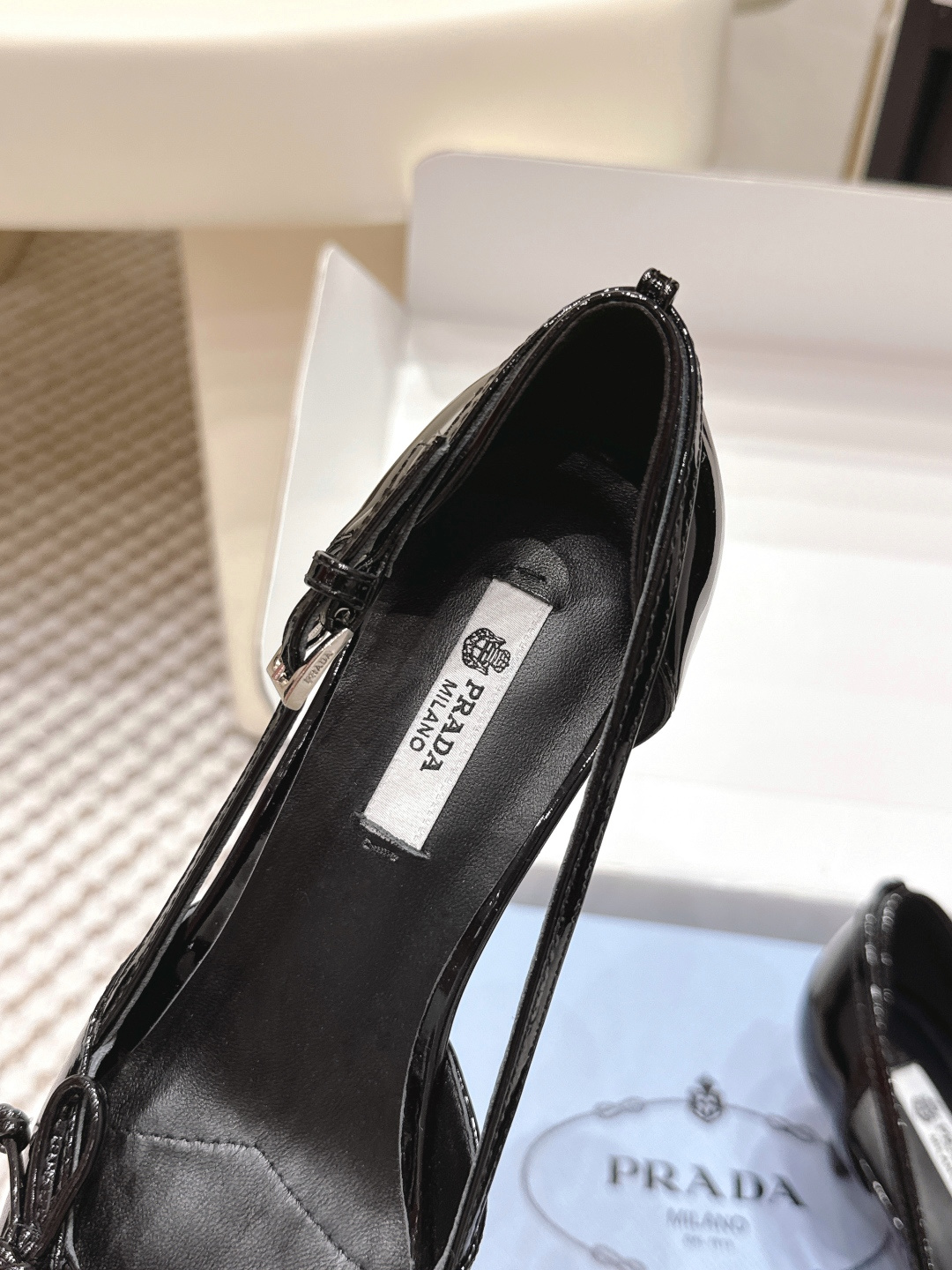 Prada Style Green Leather Women's Shoes style reference detail image 8 from source 784904