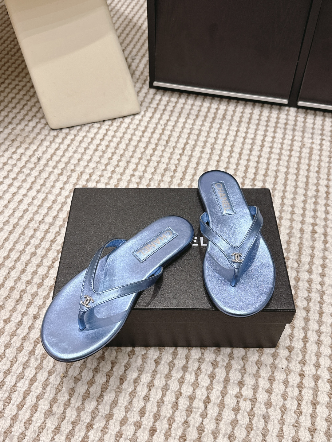 Chanel Chanel 26ss 小香 新款 三角人字拖 春夏香家