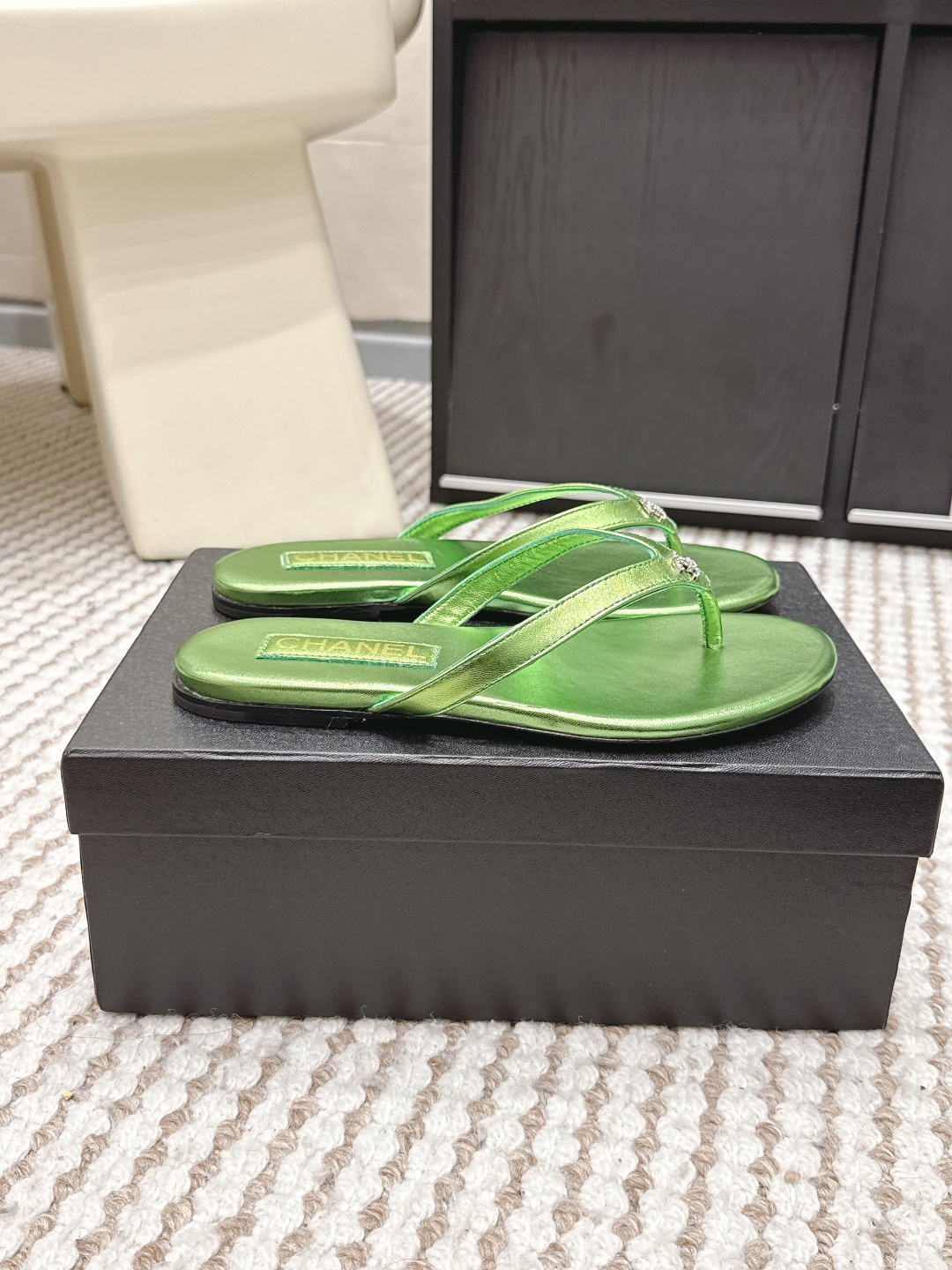 Chanel Chanel 26ss 小香 新款 三角人字拖 春夏香家