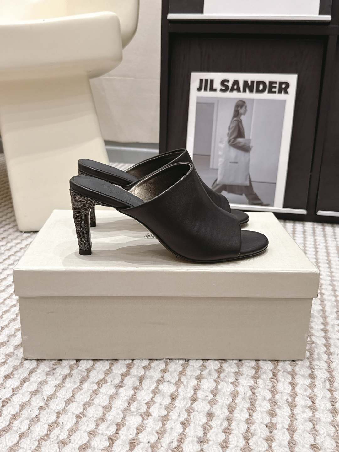 Женские сабо из кожи Brunello Cucinelli