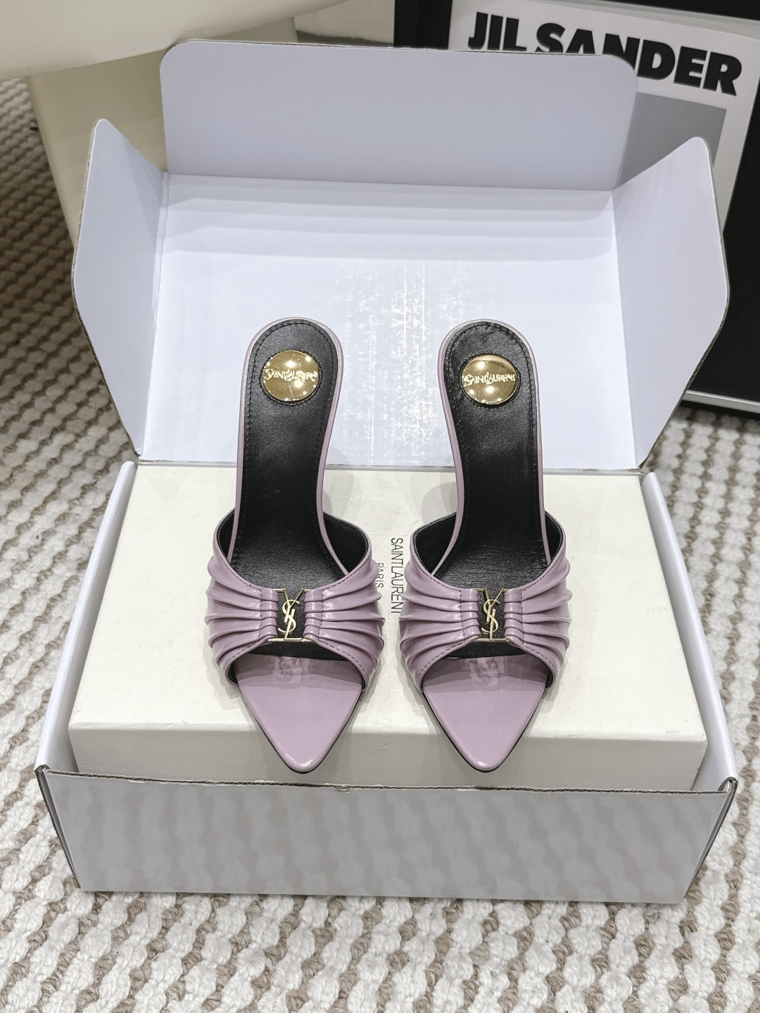 Женские мюли Saint Laurent
