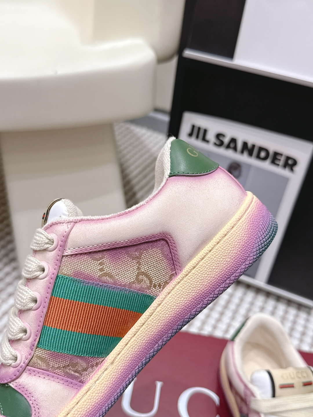 Gucci Style Leather Women's Shoes style reference detail image 7 from source 784615