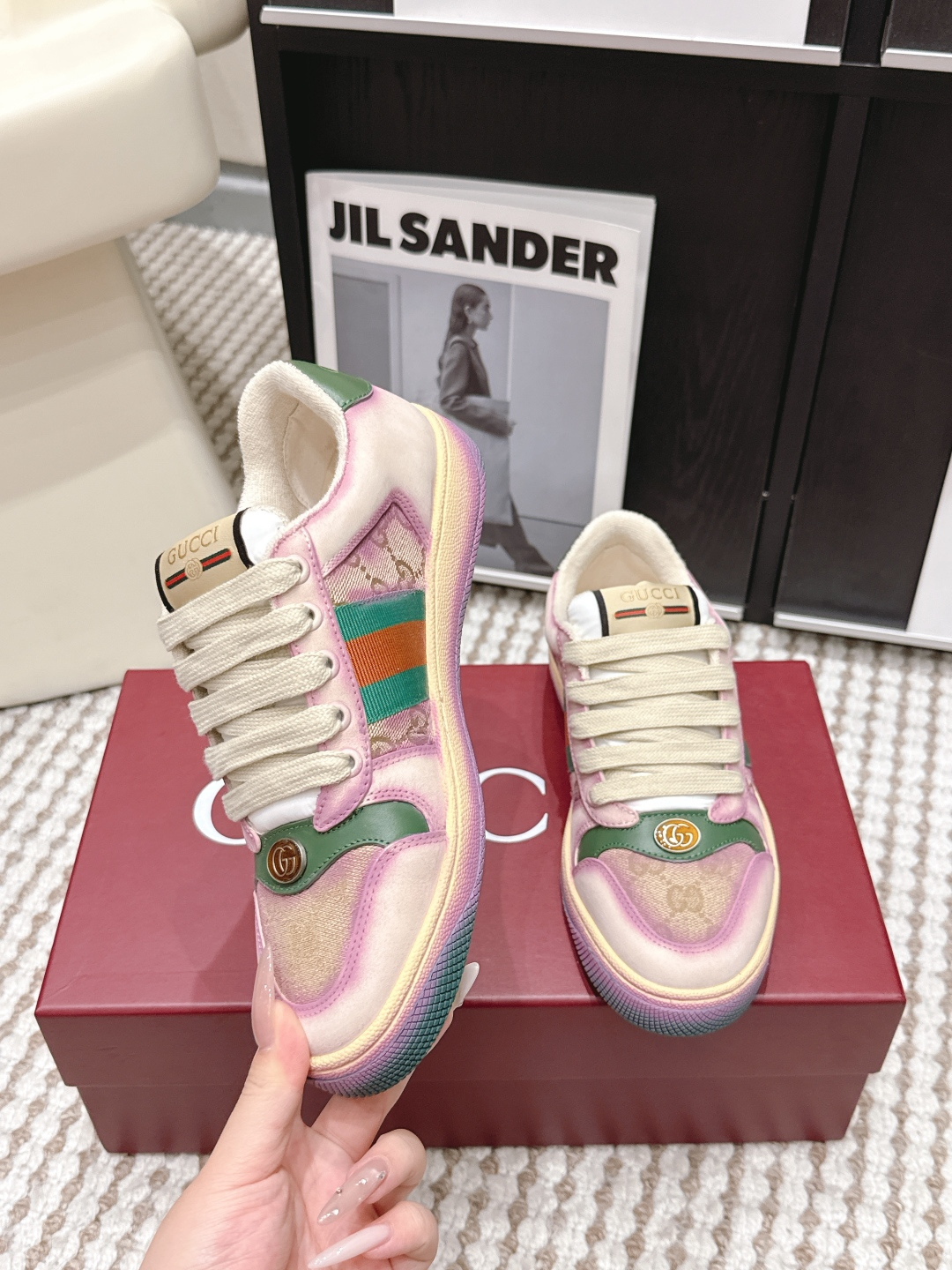 Gucci Style Leather Women's Shoes style reference detail image 5 from source 784615