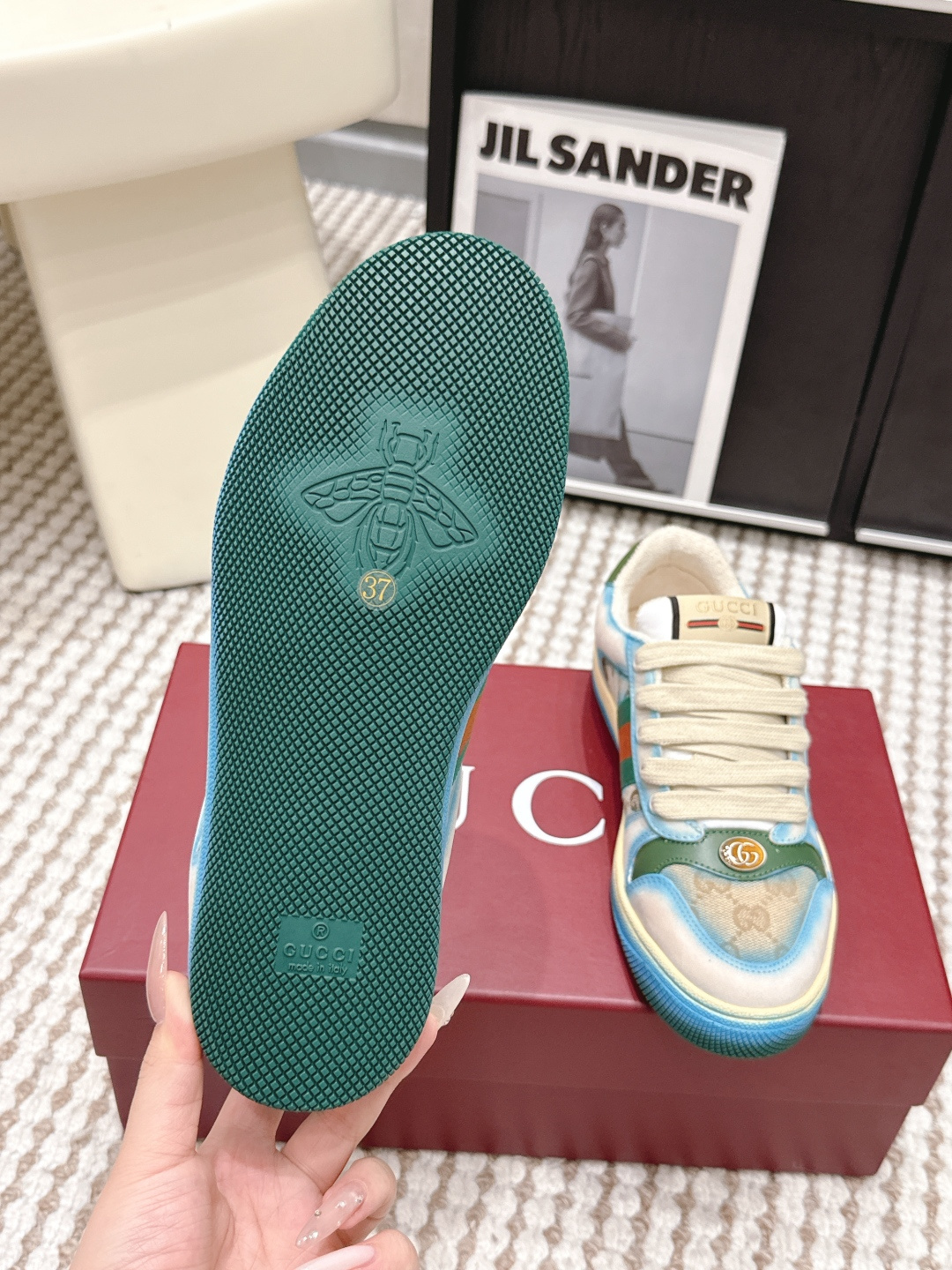 Gucci Style Leather Women's Shoes style reference detail image 9 from source 784616