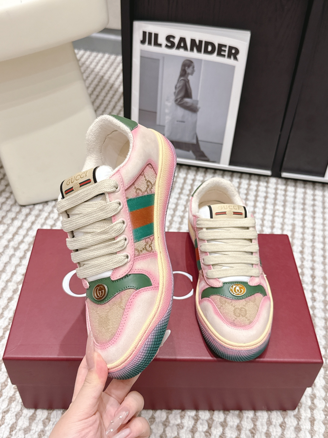 Gucci Style Leather Women's Shoes style reference detail image 5 from source 784617