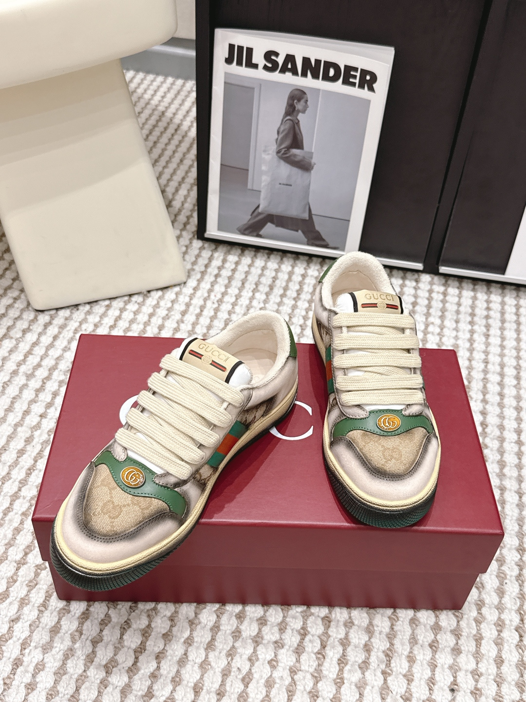 Gucci Style Leather Women's Shoes style reference detail image 4 from source 784618