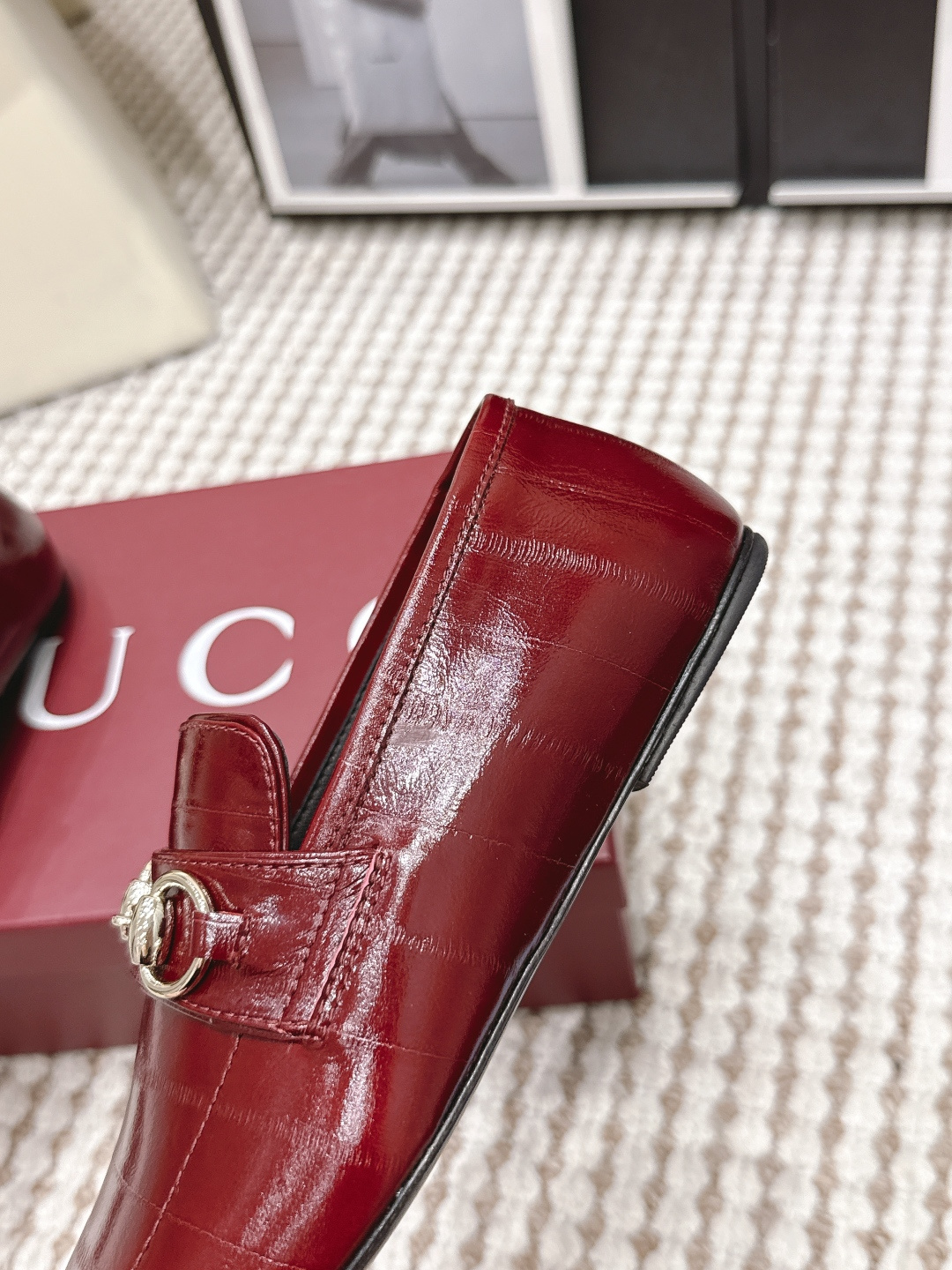 Gucci Style Leather Women's Shoes style reference detail image 7 from source 784619