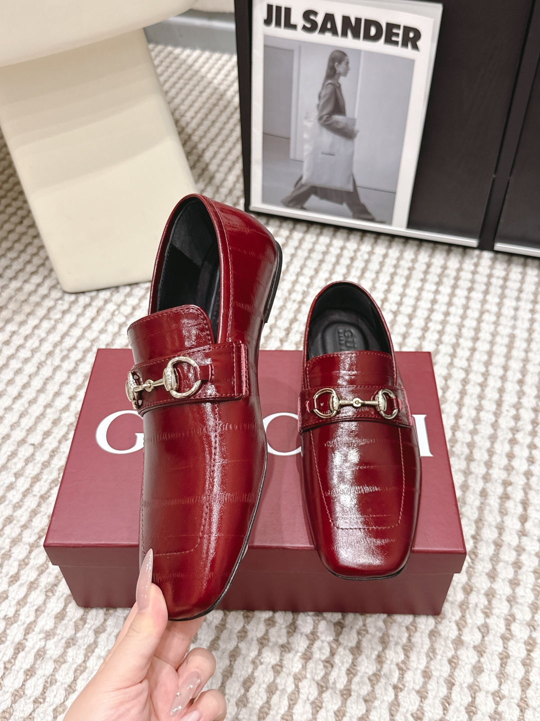 Gucci Style Leather Women's Shoes style reference detail image 5 from source 784619
