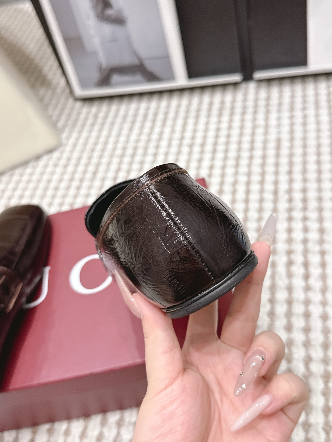Gucci Style Leather Women's Shoes style reference detail image 8 from source 784620