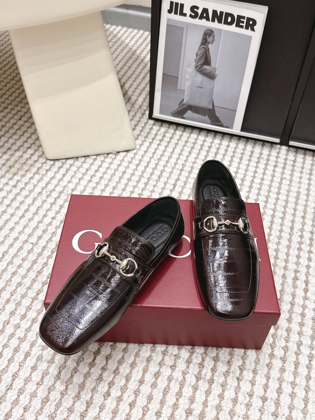Gucci Style Leather Women's Shoes style reference detail image 4 from source 784620