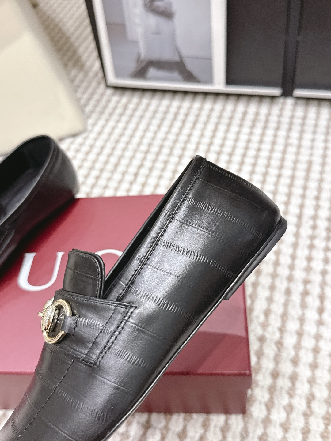 Gucci Style Leather Women's Shoes style reference detail image 8 from source 784621