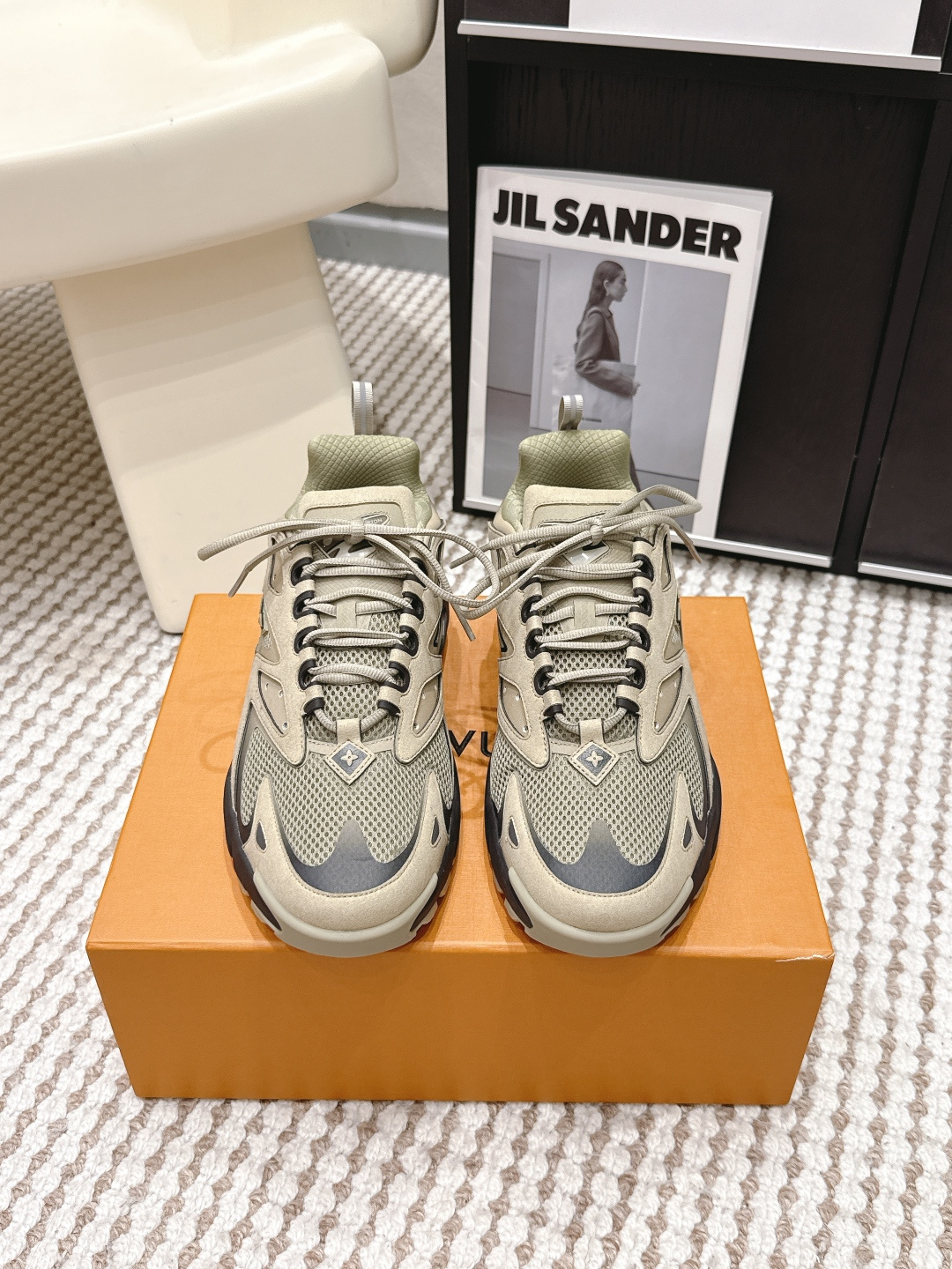 LV Style Green Leather Women's Shoes Lookbook Reference image 1