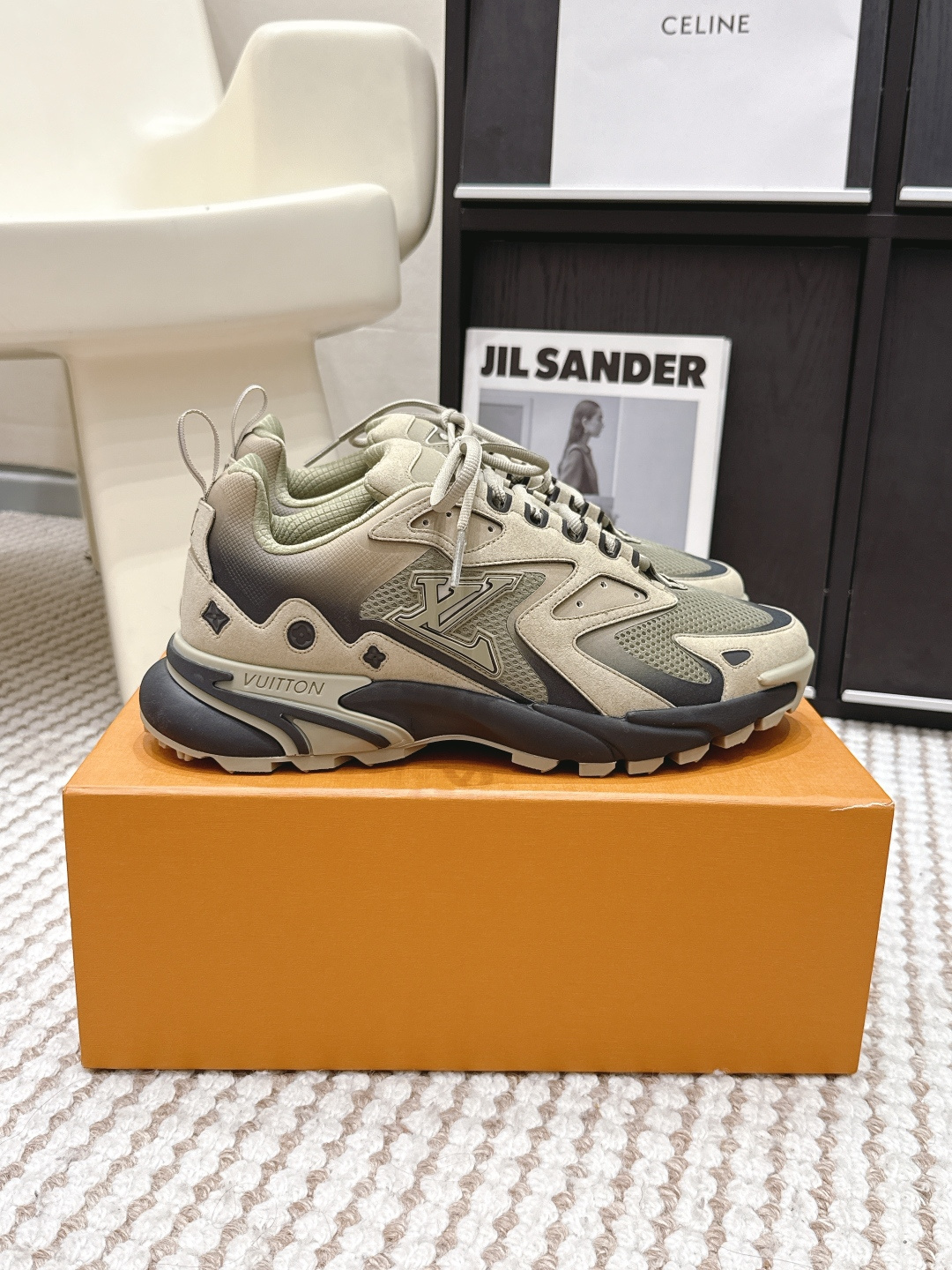 LV Style Green Leather Women's Shoes Lookbook Reference image 2