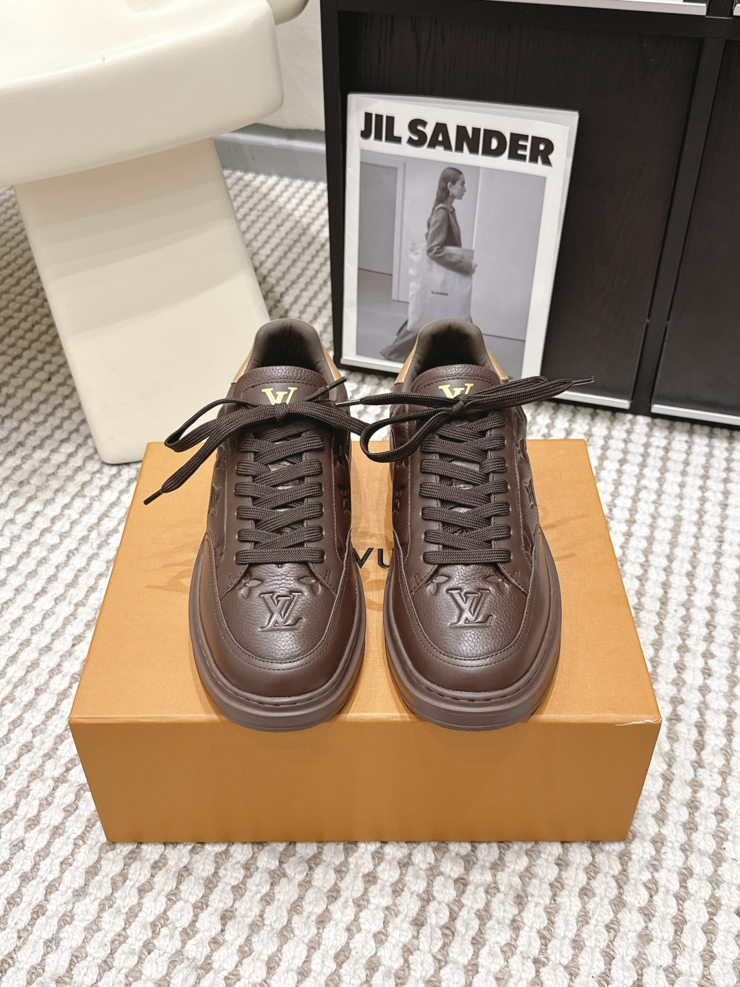 LV Style White Leather Women's Shoes Lookbook Reference image 1