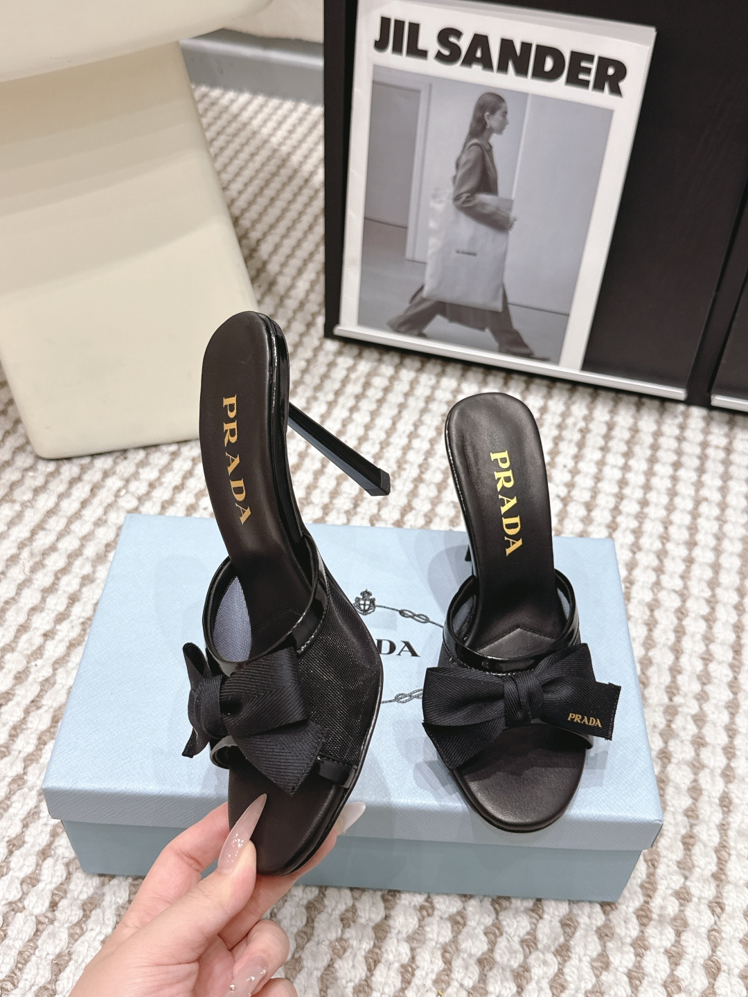Prada Style Black Women's Shoes style reference detail image 5 from source 784855