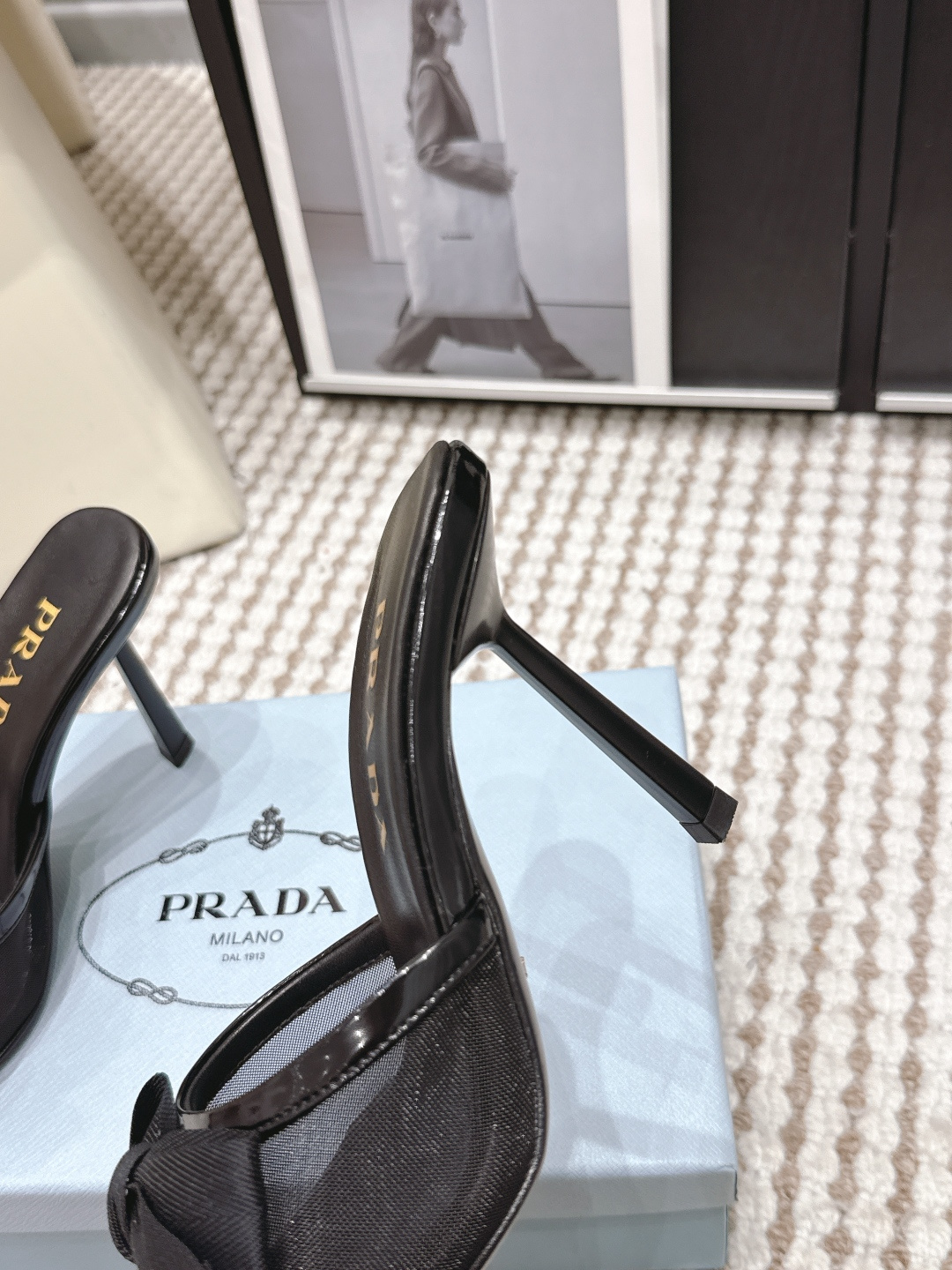Prada Style Black Women's Shoes style reference detail image 6 from source 784855