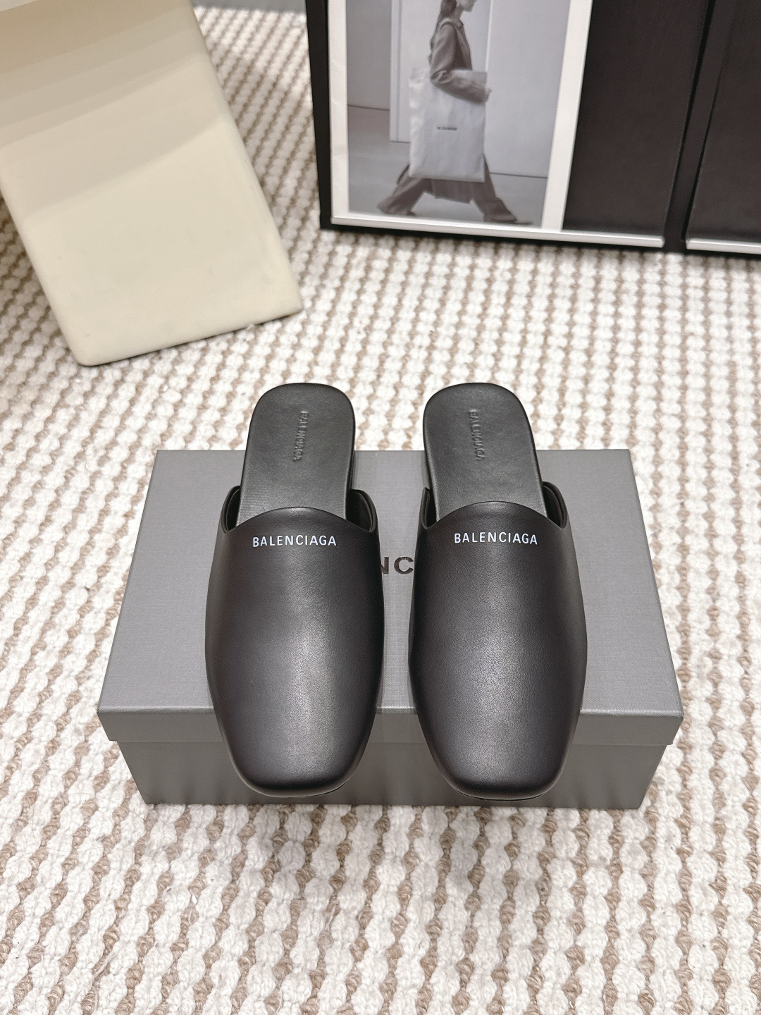 Мюли Balenciaga с квадратным носом