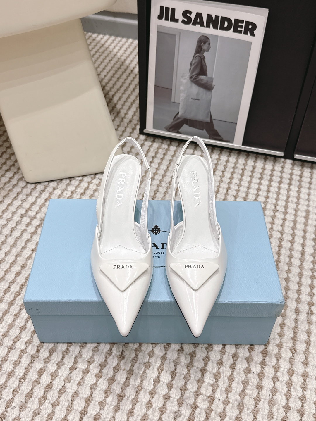 Prada Style Leather Women's Shoes style reference detail image 1 from source 784867