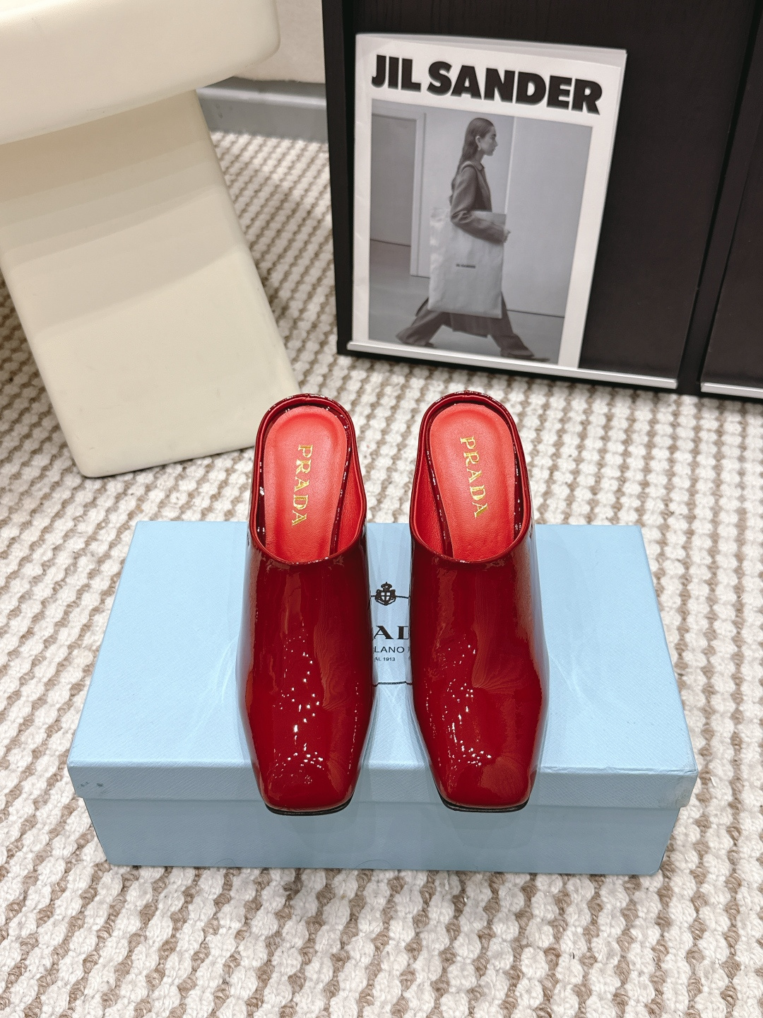 Prada Style Leather Women's Shoes style reference detail image 1 from source 784872