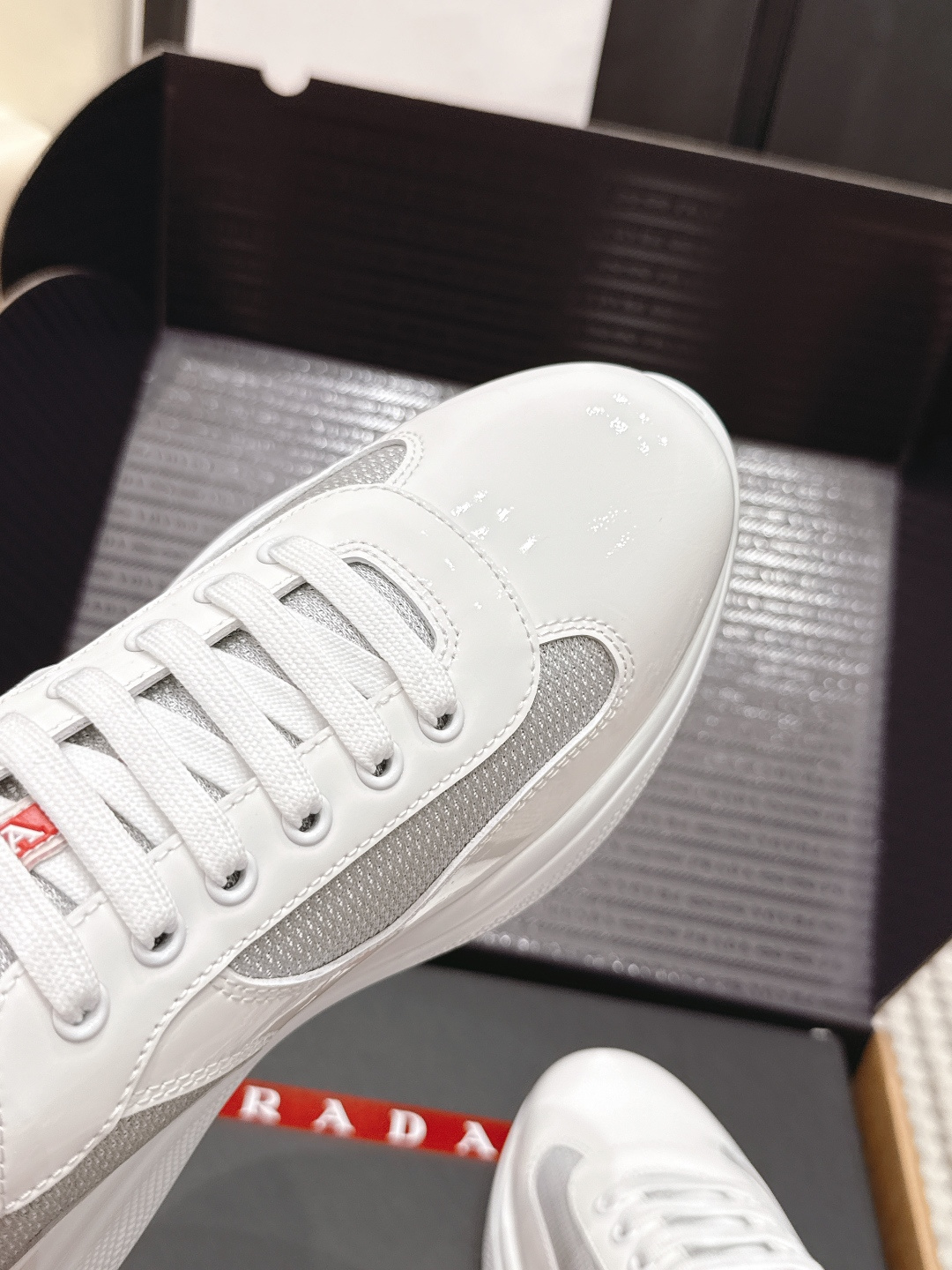 Prada Style Leather Women's Shoes style reference detail image 9 from source 784858