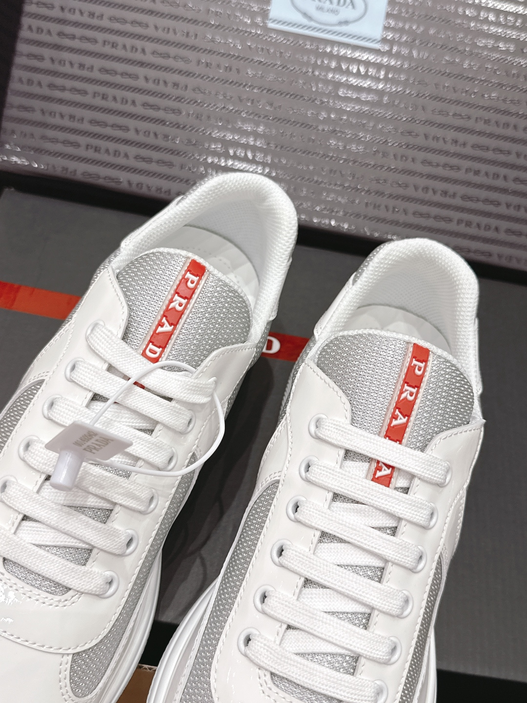 Prada Style Leather Women's Shoes style reference detail image 6 from source 784858
