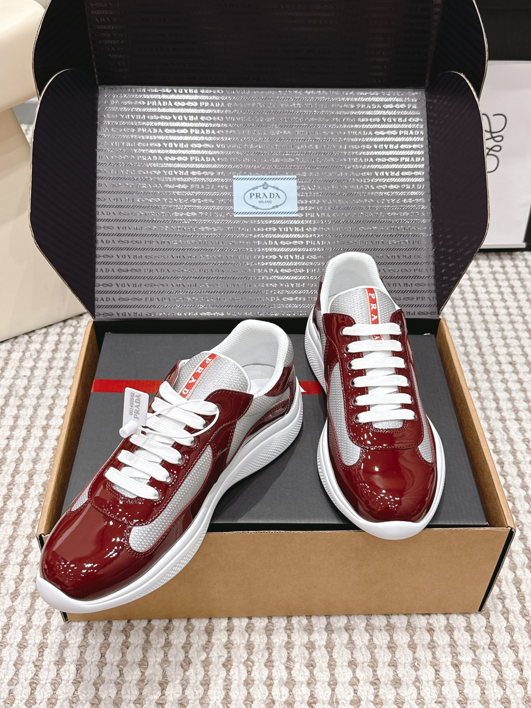 Prada Style Leather Women's Shoes style reference detail image 4 from source 784859