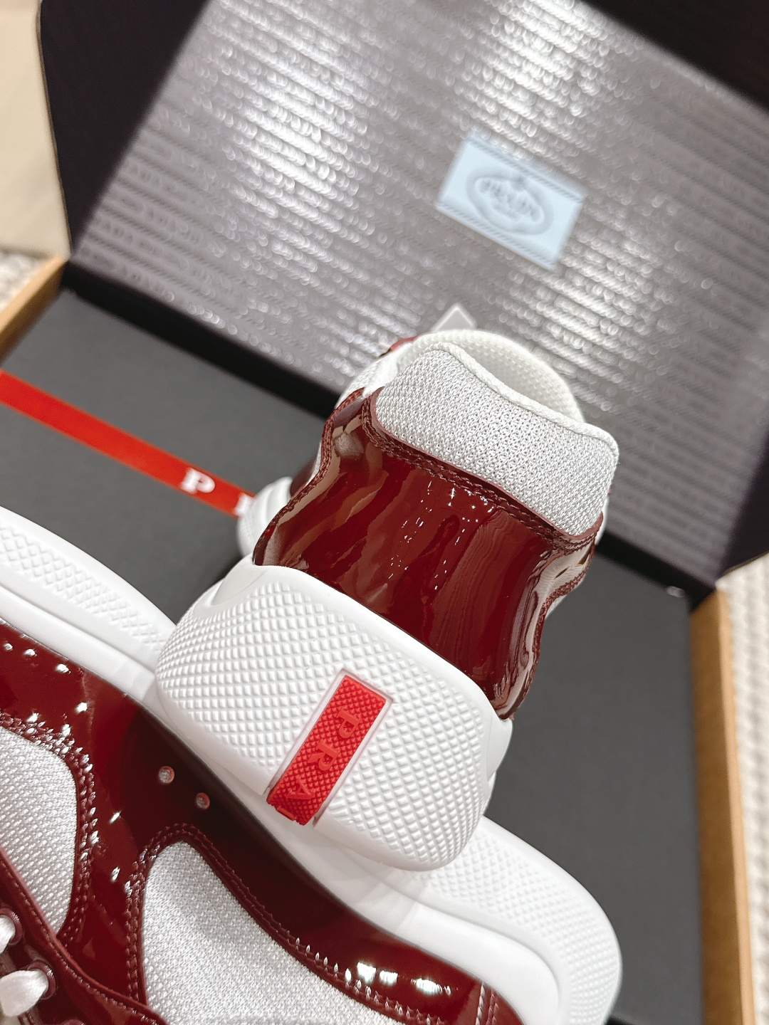 Prada Style Leather Women's Shoes style reference detail image 8 from source 784859