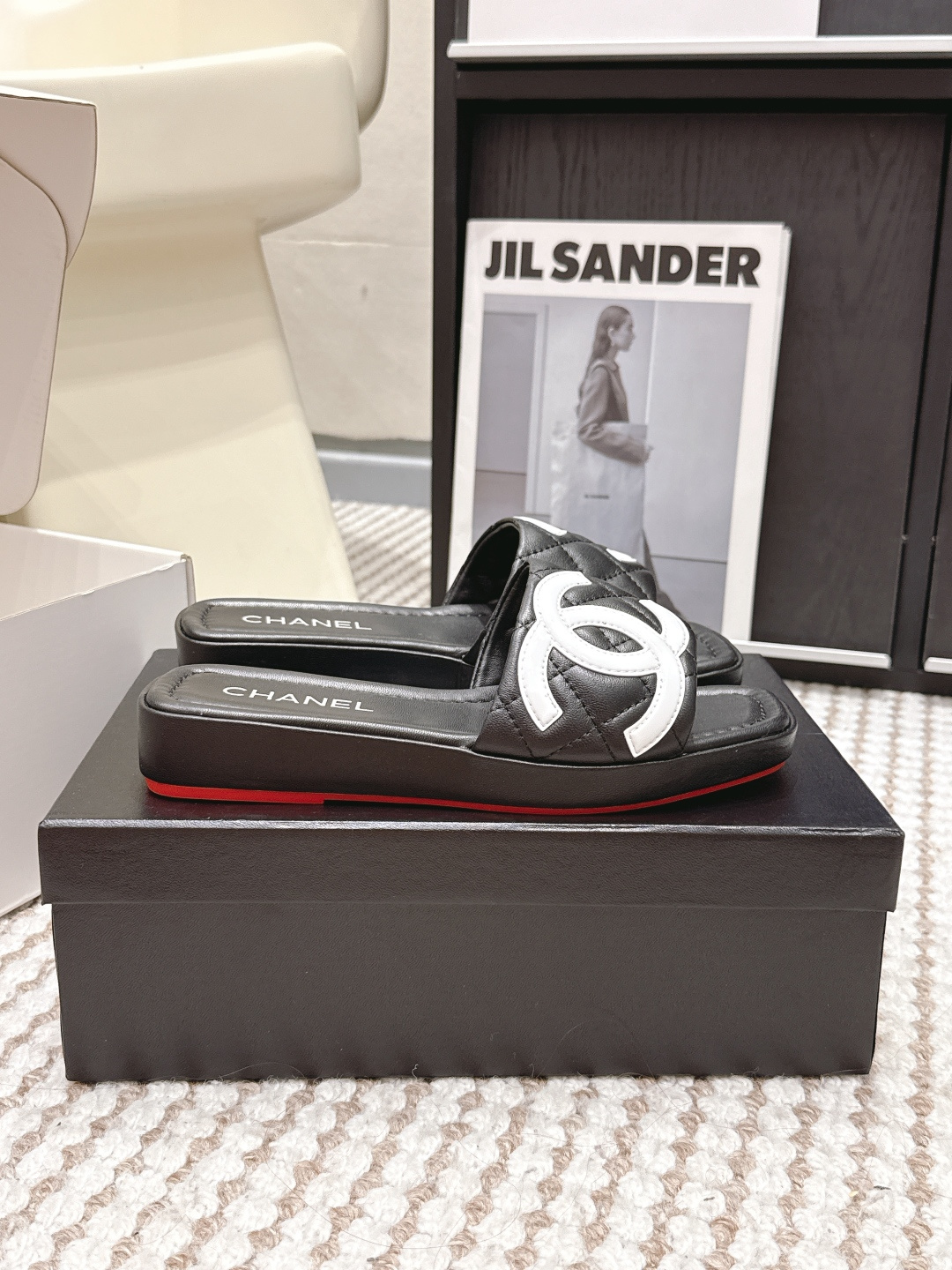Chanel Style Leather Women's Shoes Lookbook Reference image 2