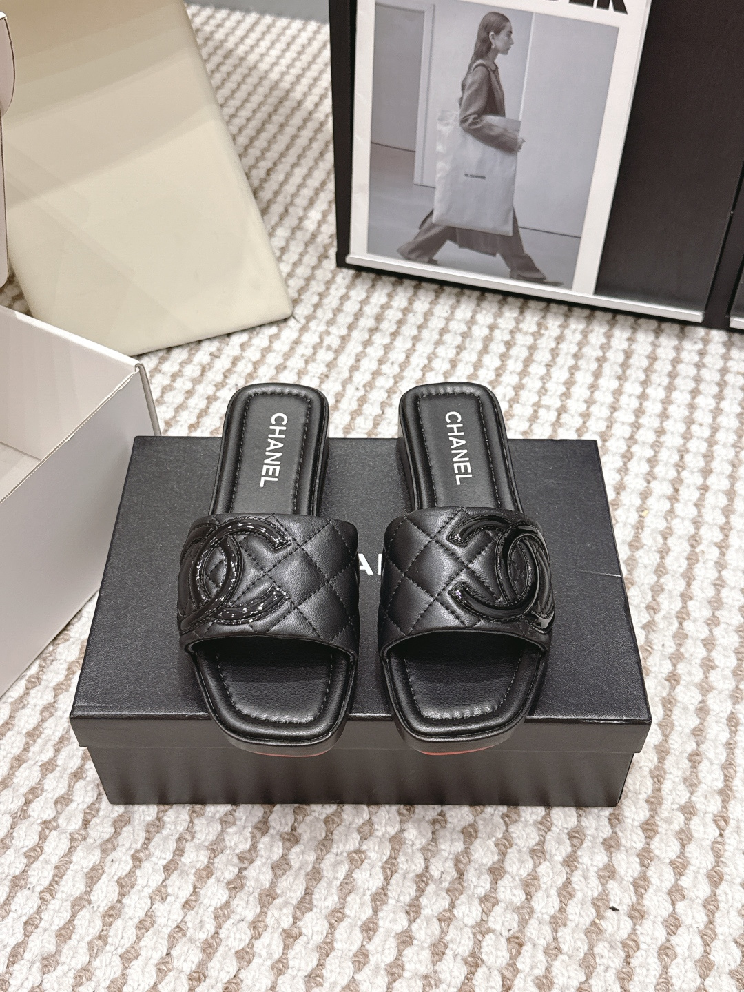 Chanel Style Leather Women's Shoes Lookbook Reference image 1