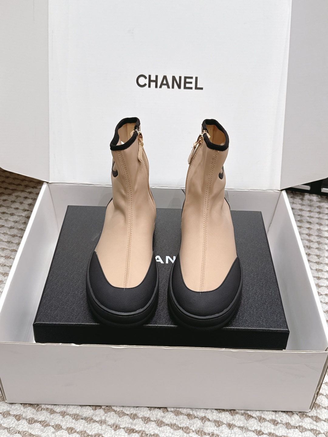 Женские эластичные ботинки Chanel