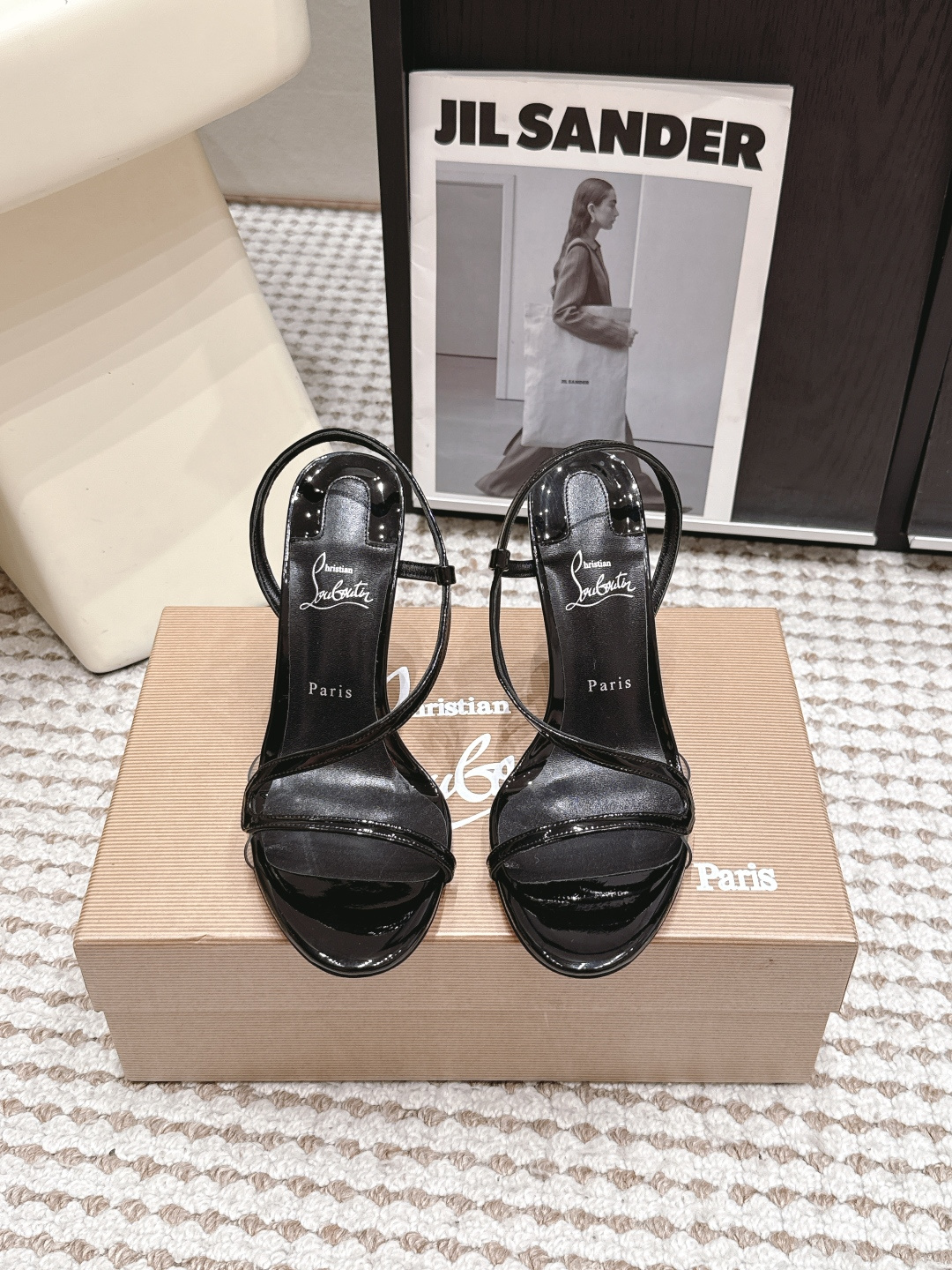 Женские туфли-сандалии Christian Louboutin Condora, черные