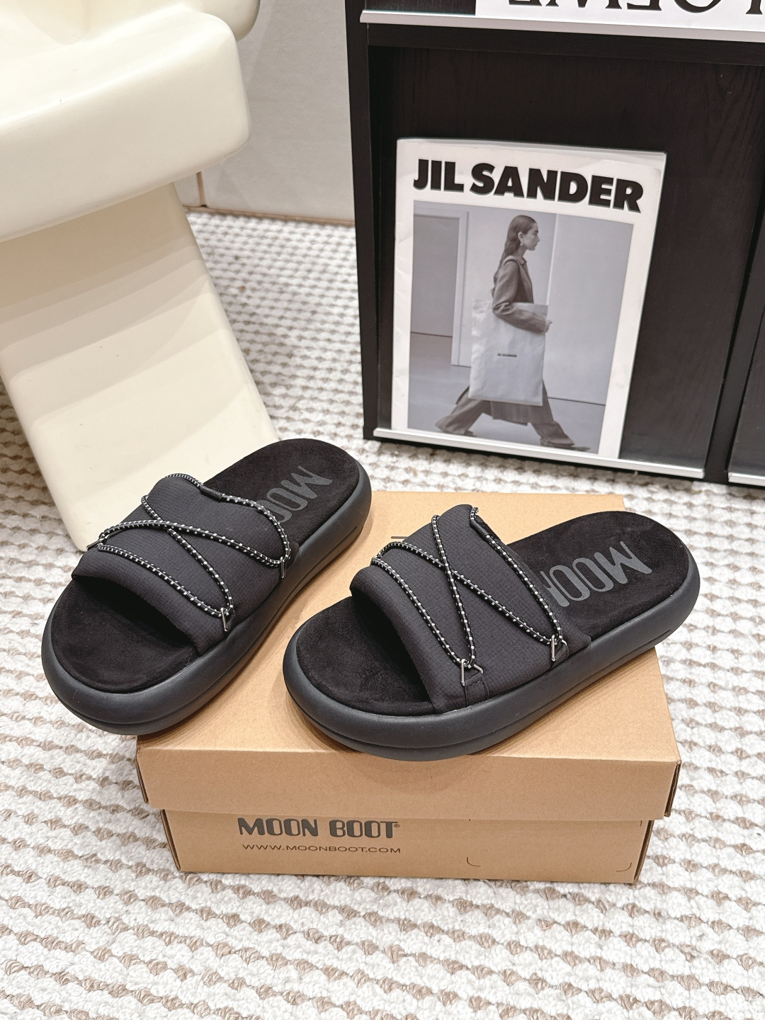 Шлёпанцы Moon Boot с утолщённой подошвой