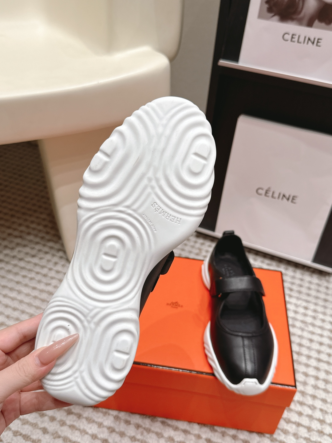 Hermes Mary Jane Shoes
