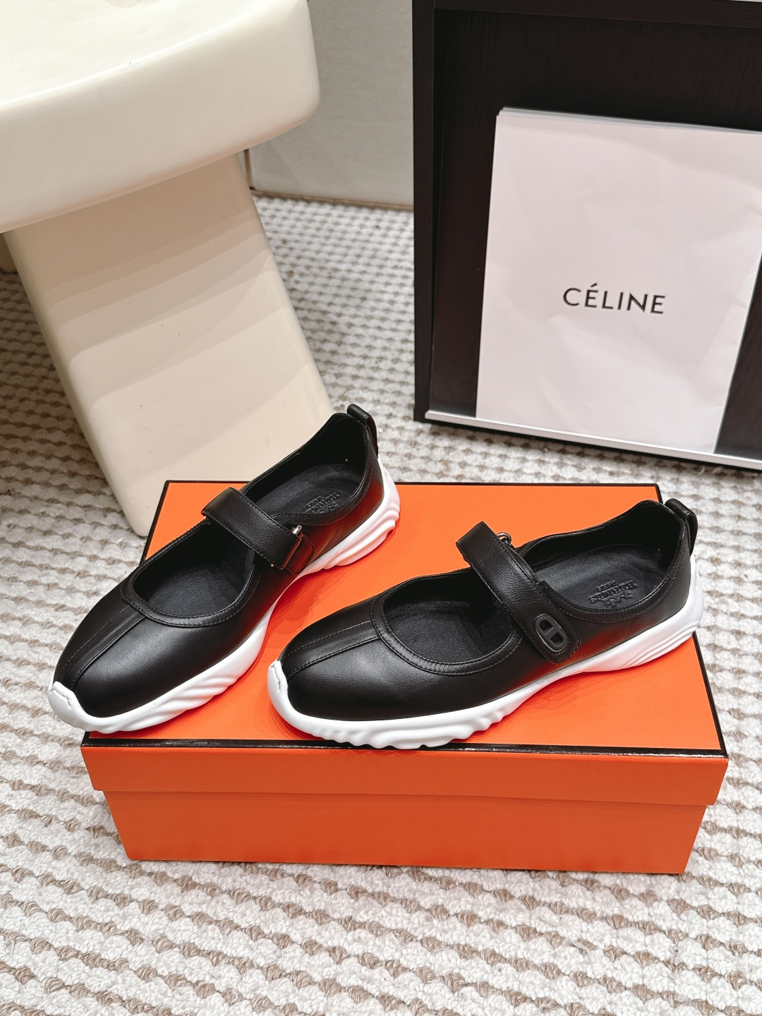Hermes Mary Jane Shoes