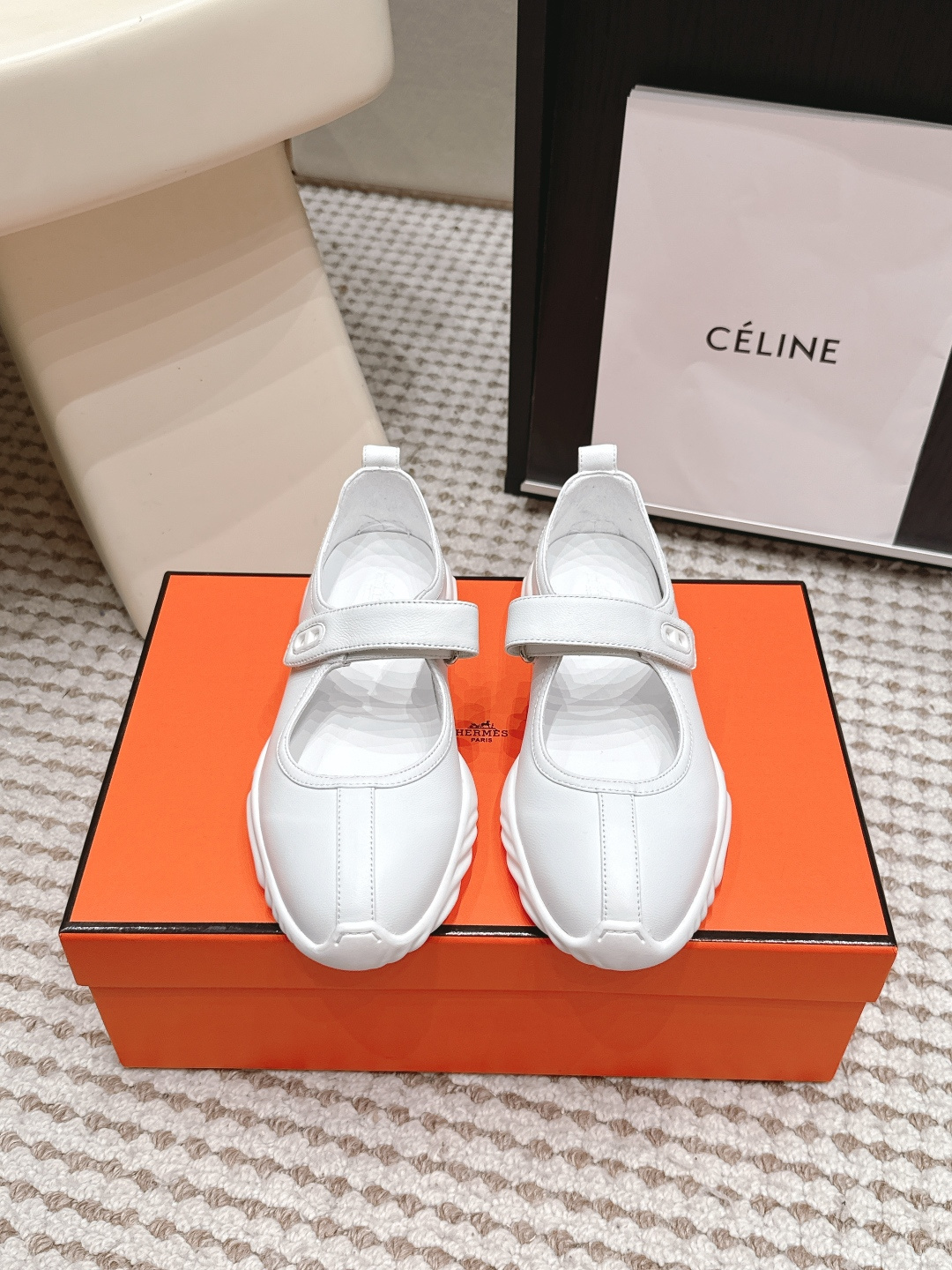 Hermes Mary Jane Shoes