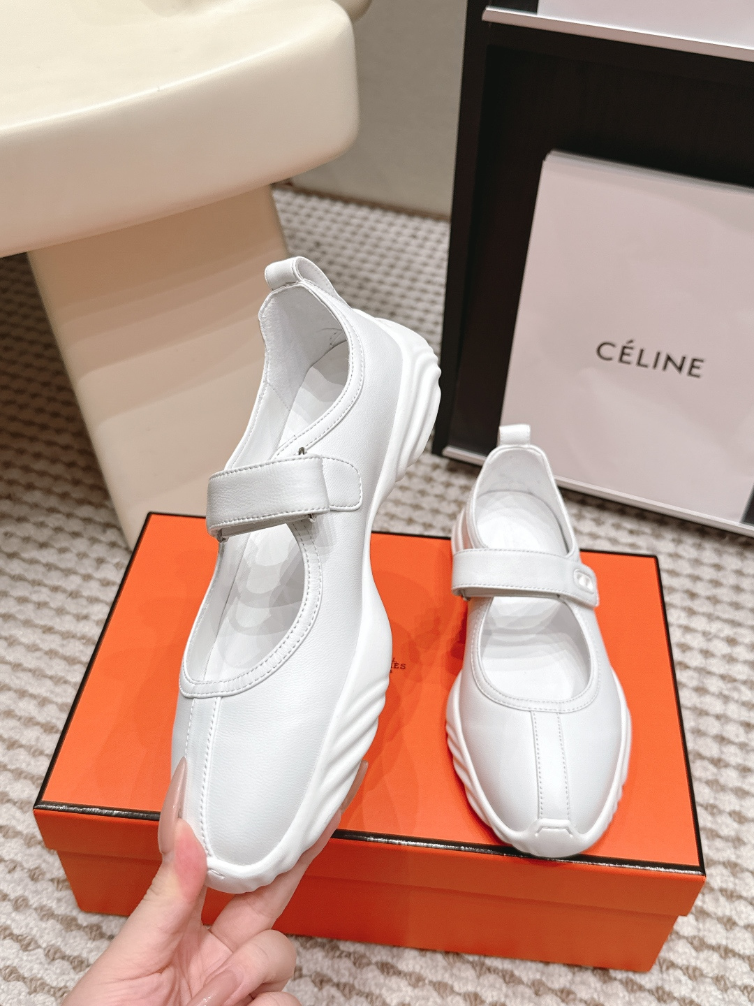 Hermes Mary Jane Shoes