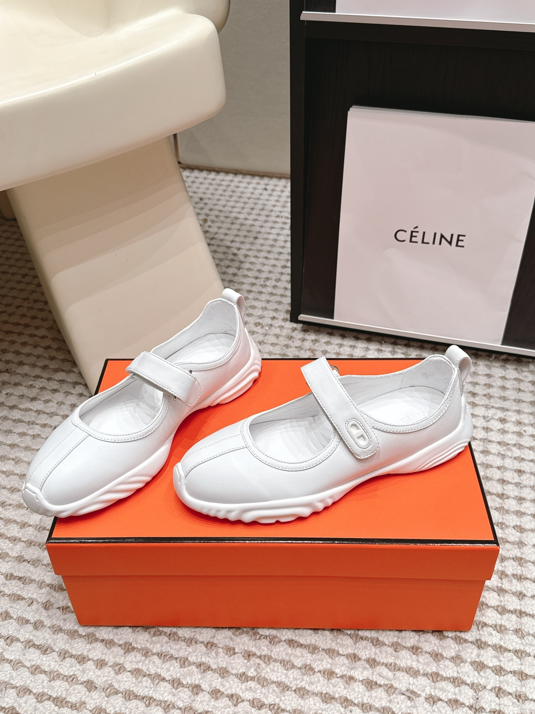 Hermes Mary Jane Shoes