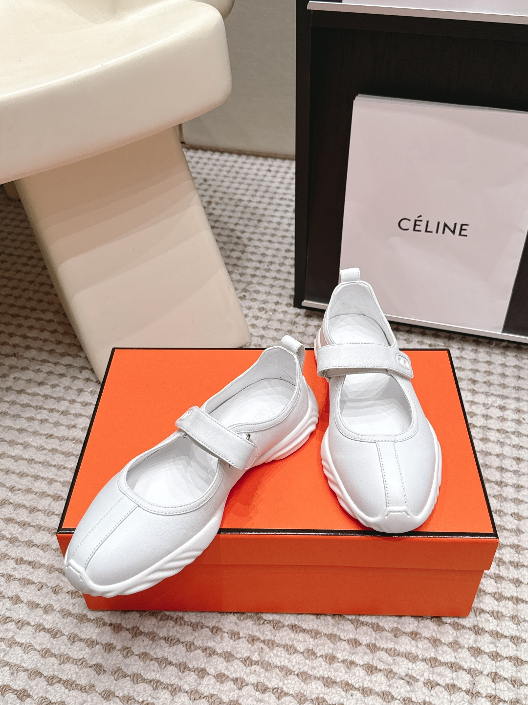 Hermes Mary Jane Shoes