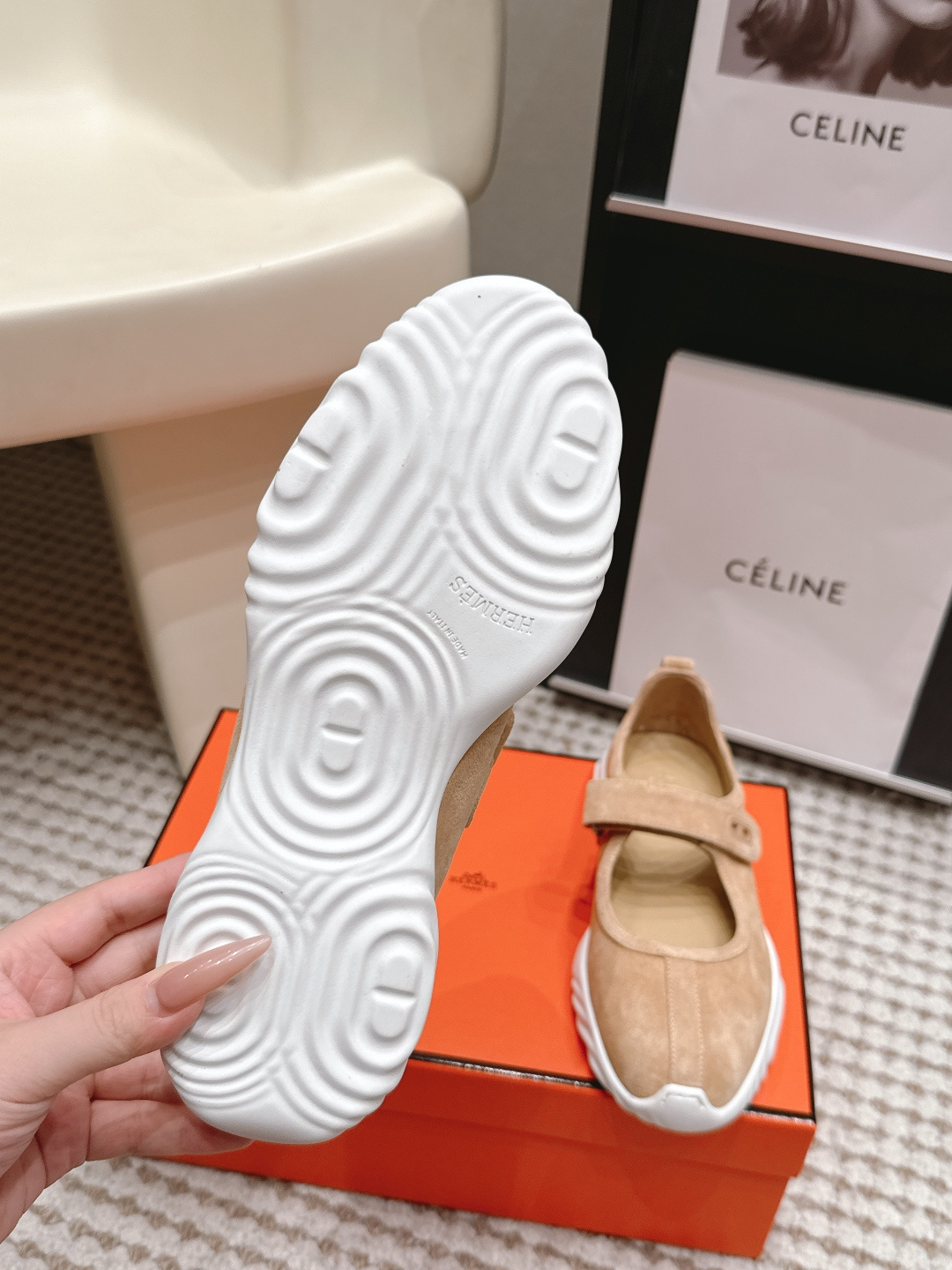 Hermes Mary Jane Shoes