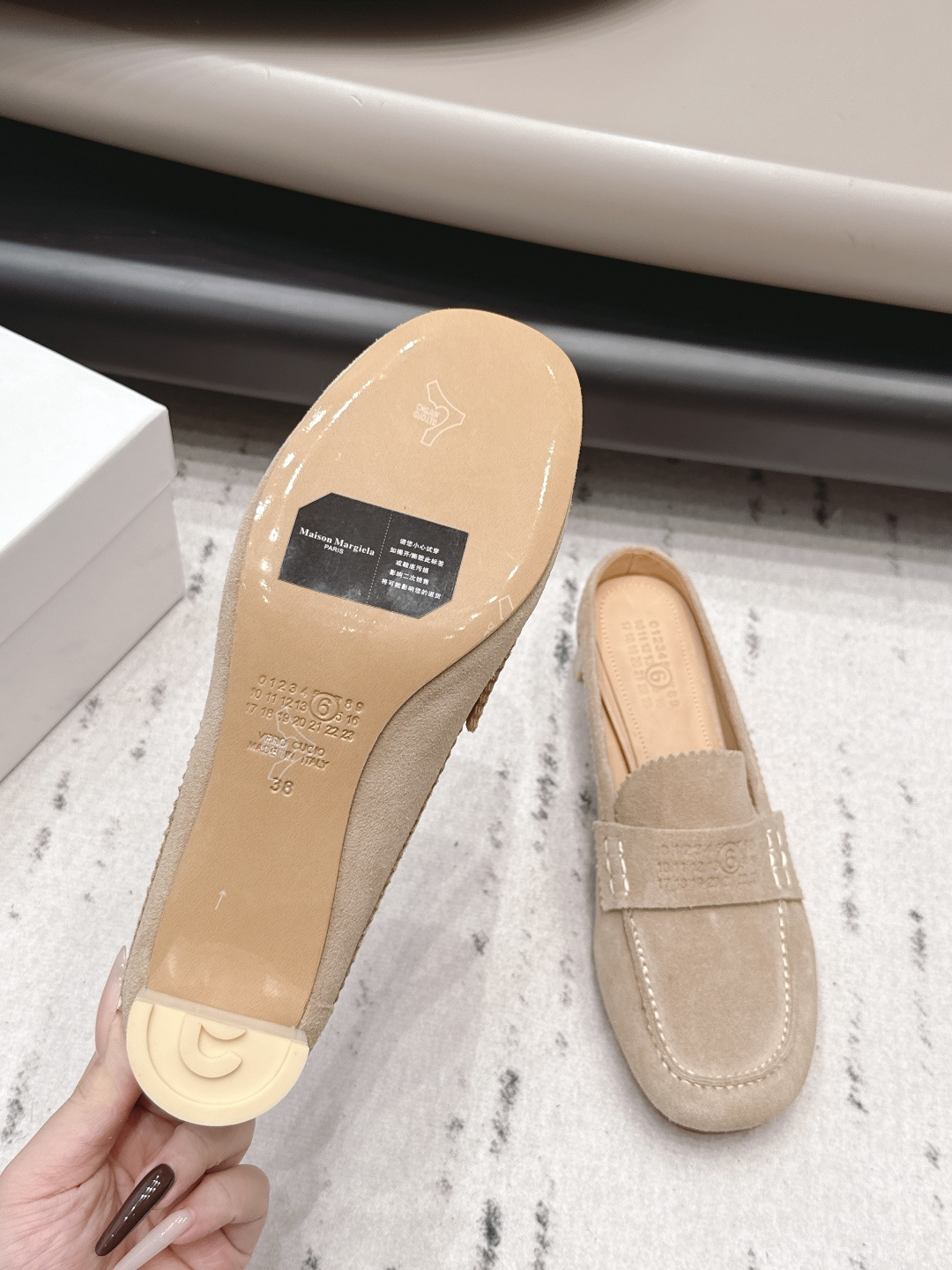 Maison Margiela Haute Couture Classic Luxury Leather Shoe Ref.985A1445 9