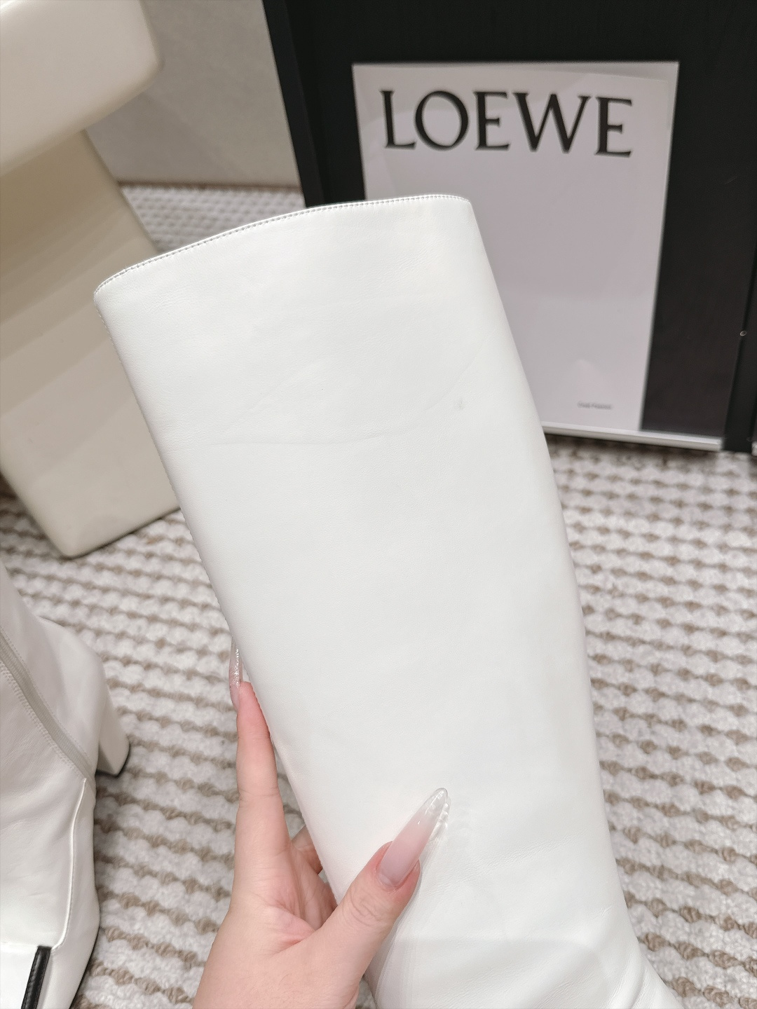 代购级 Chanel 26/秋冬新款 方头侧拉链 高跟长靴 这款靴子真的是帅气时尚的代表 低调不失奢华！简约时尚个性又大