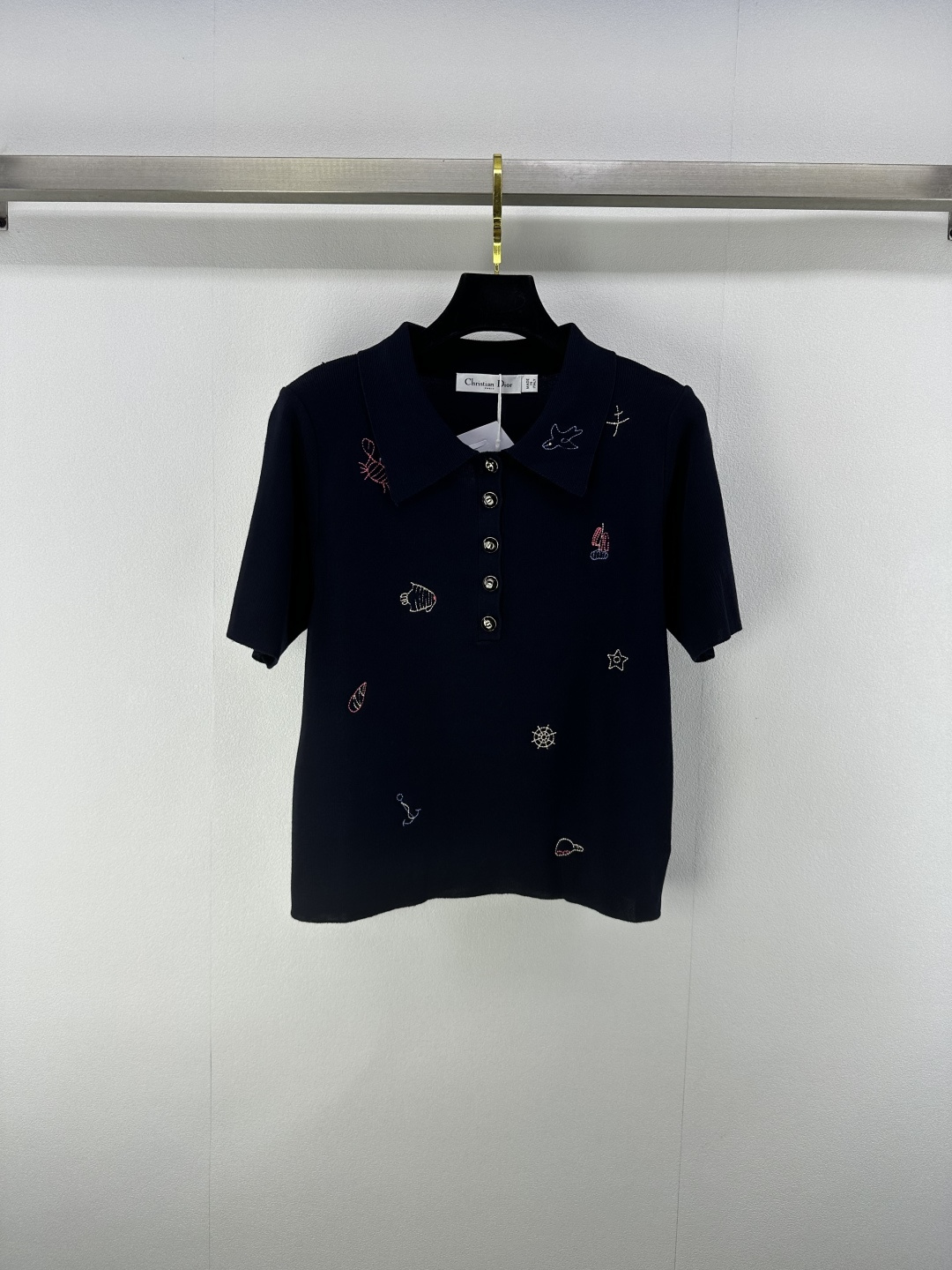 NO:432678,New details on Dio* 25 New summer underwater world animal lapel short sleeves!  The classic style is so slimming on the upper body!  A cute and age-reducing sporty girlish style!  White and rich beauty must-have items 1 color 3 code SML, dior, T-shirt, alexander wang19860909Dio*上新细节 25 夏季新款海底世界动物翻领短袖！不挑人经典版型上身巨显瘦！可可爱爱的减龄运动少女风！白富美必备单品 1色3码SML,,dior,T-shirt,alexander wang,Women's clothing