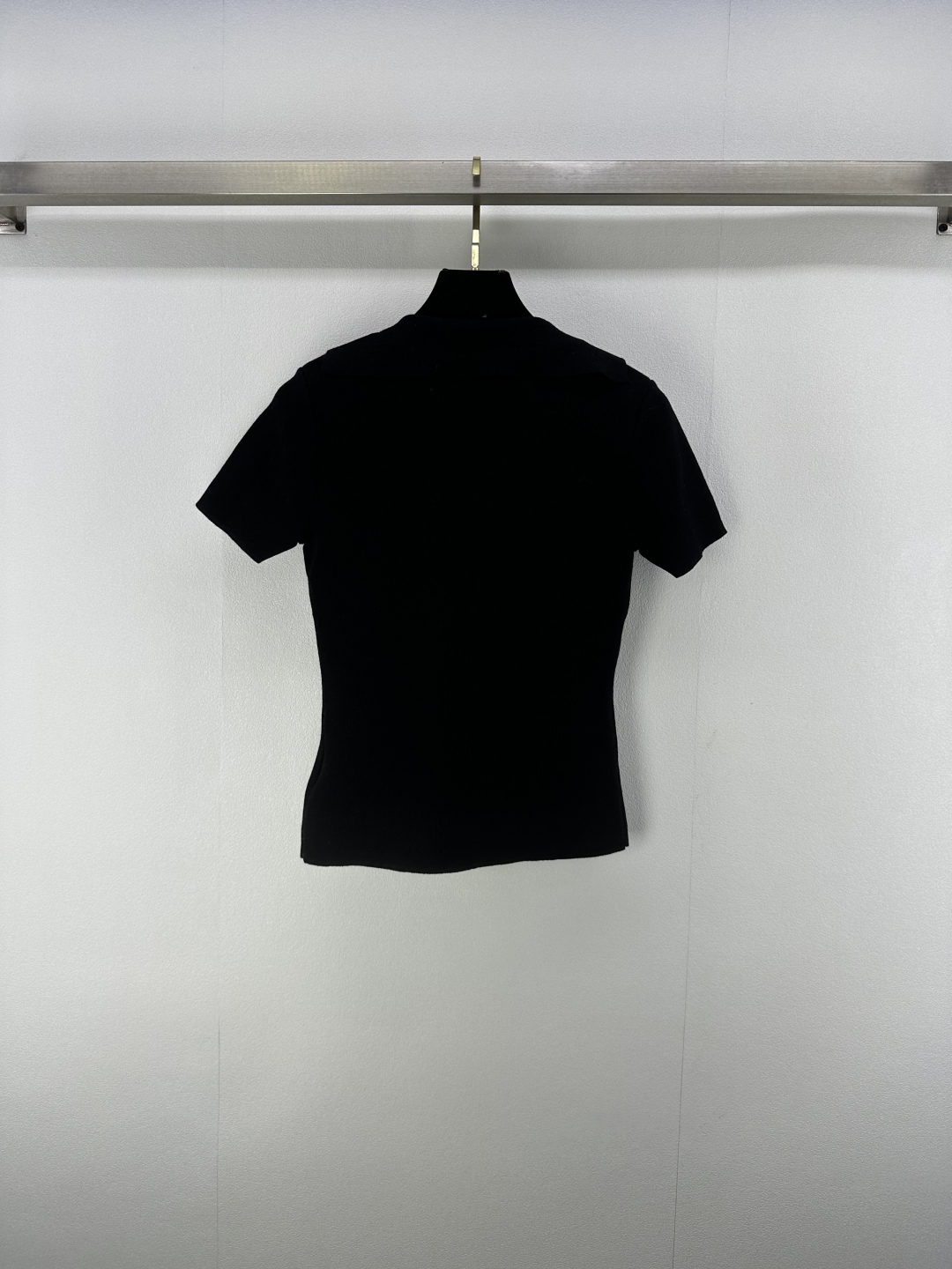 Miu Miu Women's Black Jersey Top with Logo Detail - Casual & Chic 9 cmp i1750608768983 1090 0 8