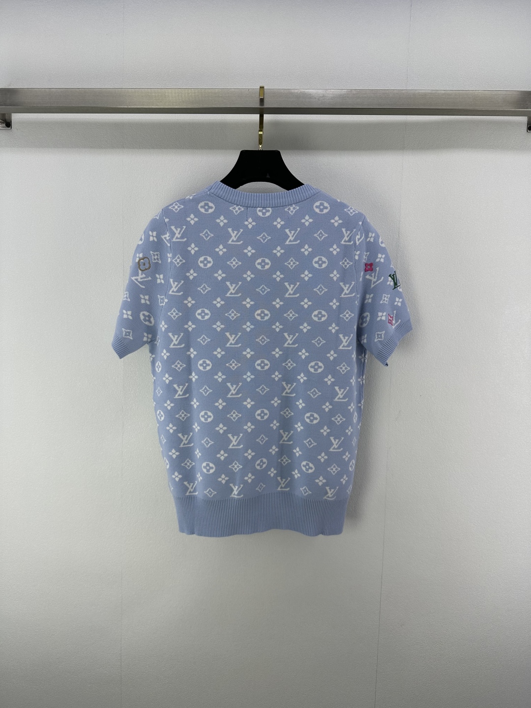 Louis Vuitton Monogram Jacquard Crewneck T-Shirt - Blue - Size S, M, L 9 cmp i1750696205836 2878 0 8