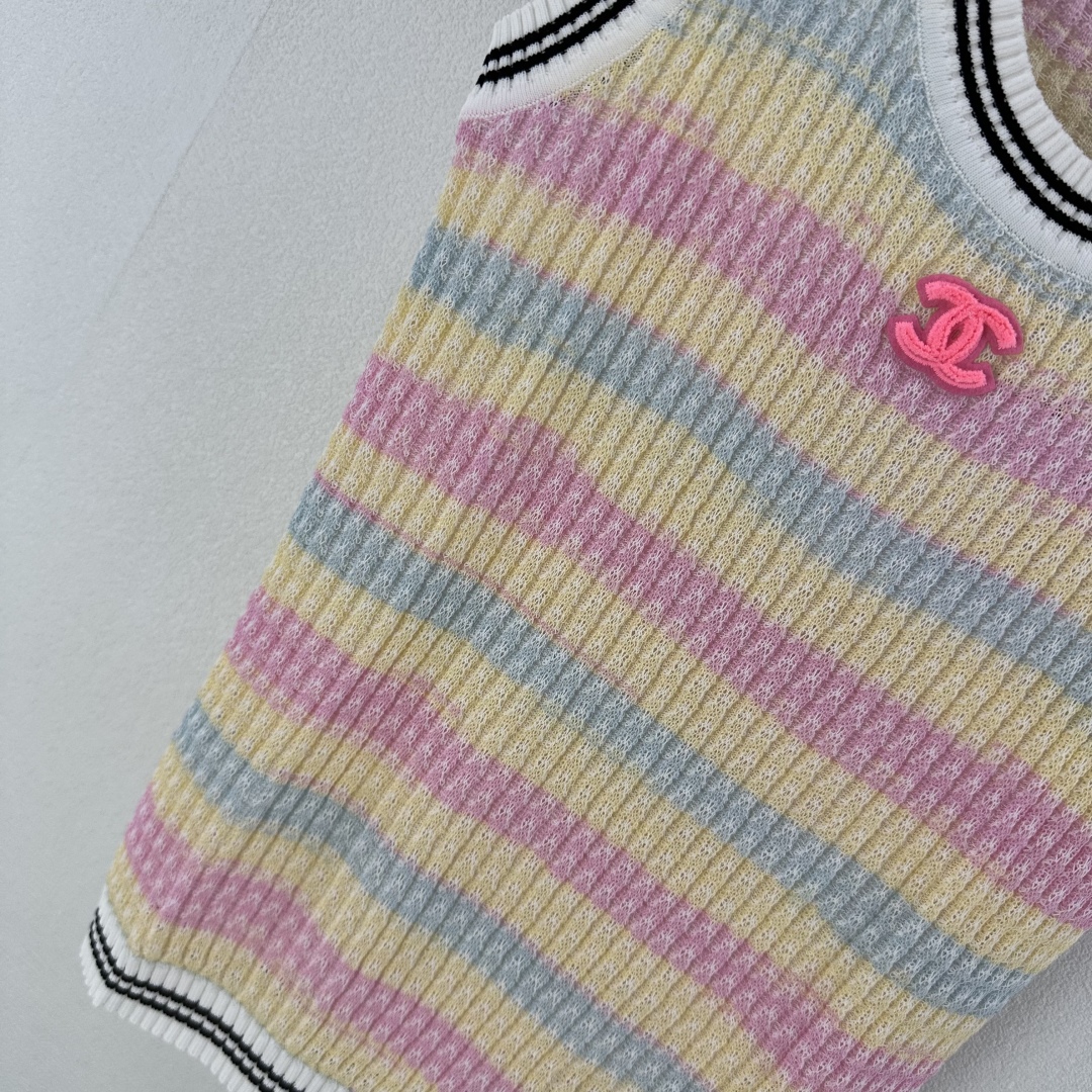 Chanel Women's Striped Knit Tank Top - Size S-L, Designer Fashion 8 cmp i1750778859470 7927 0 6
